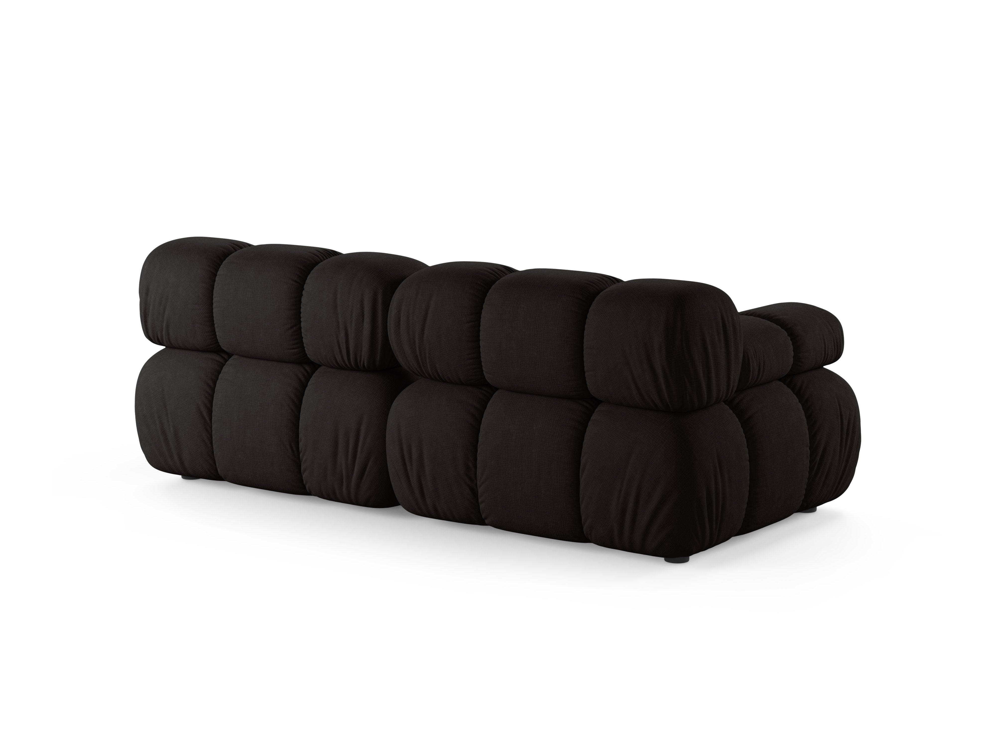 Modulaire 2-zitsbank BELLIS zwart
