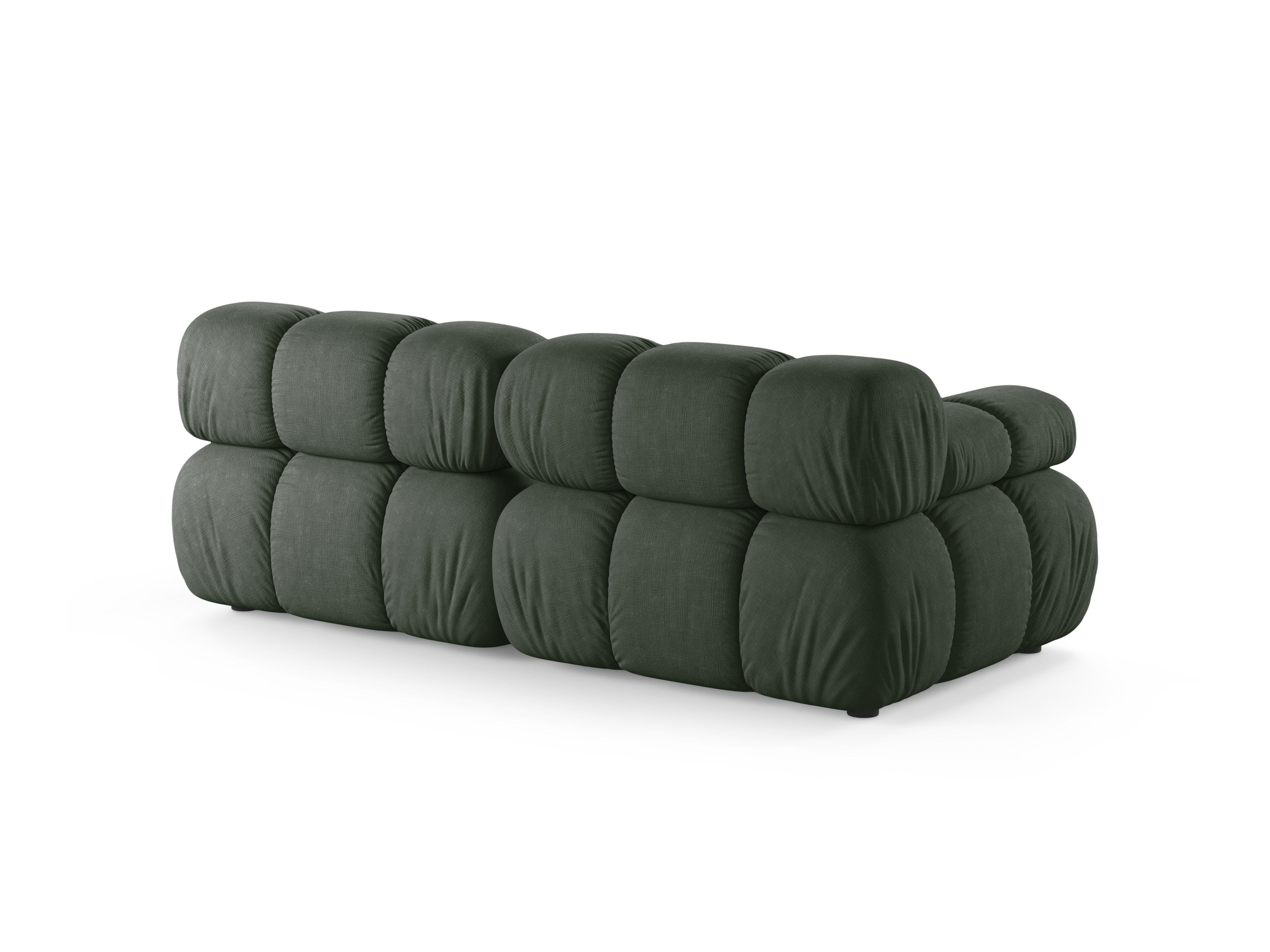 Modulaire 2-zitsbank BELLIS donkergroen