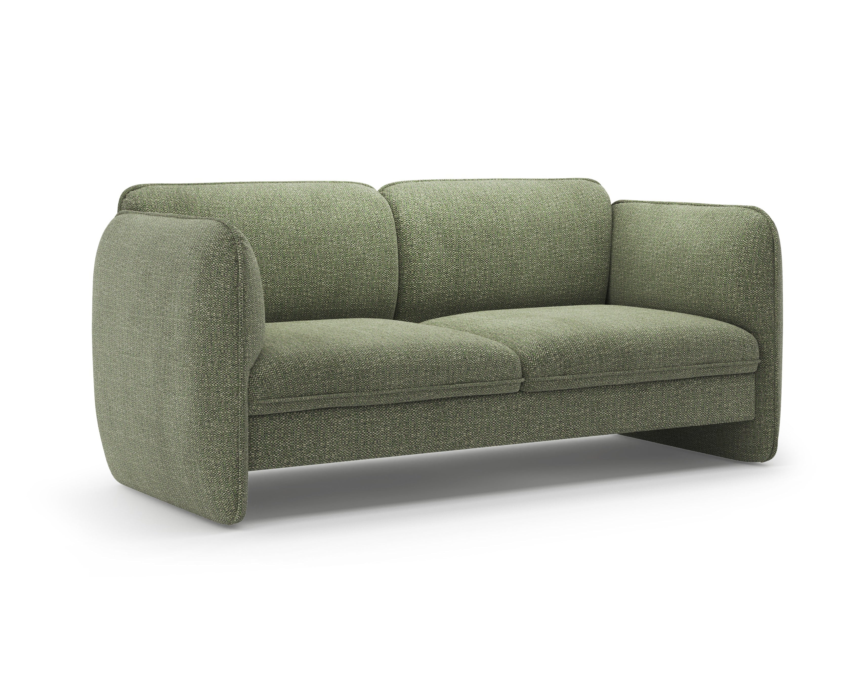 Sofa 2-zits GEORGIA groen chenille