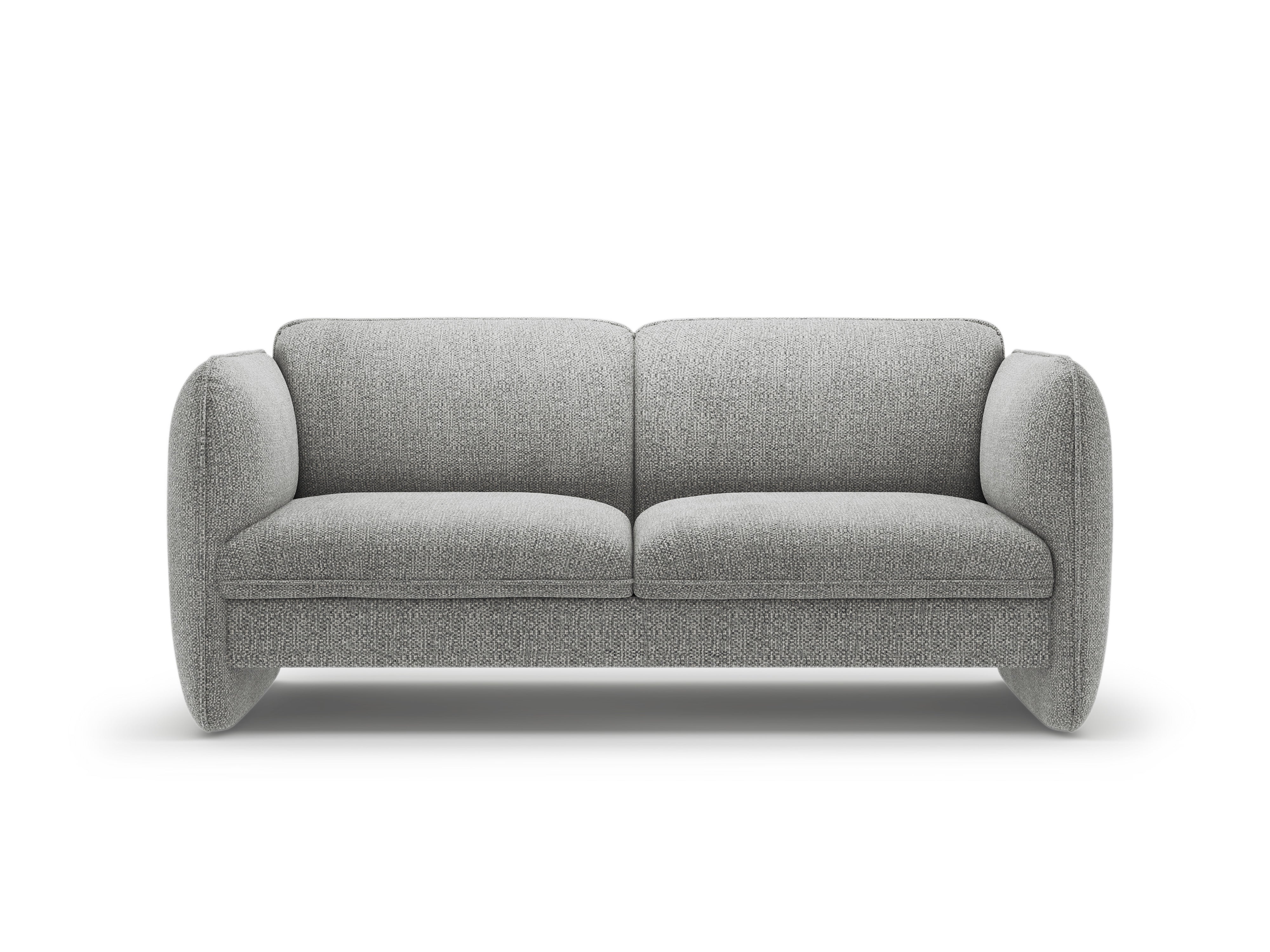 Sofa 2-zits GEORGIA grijs chenille