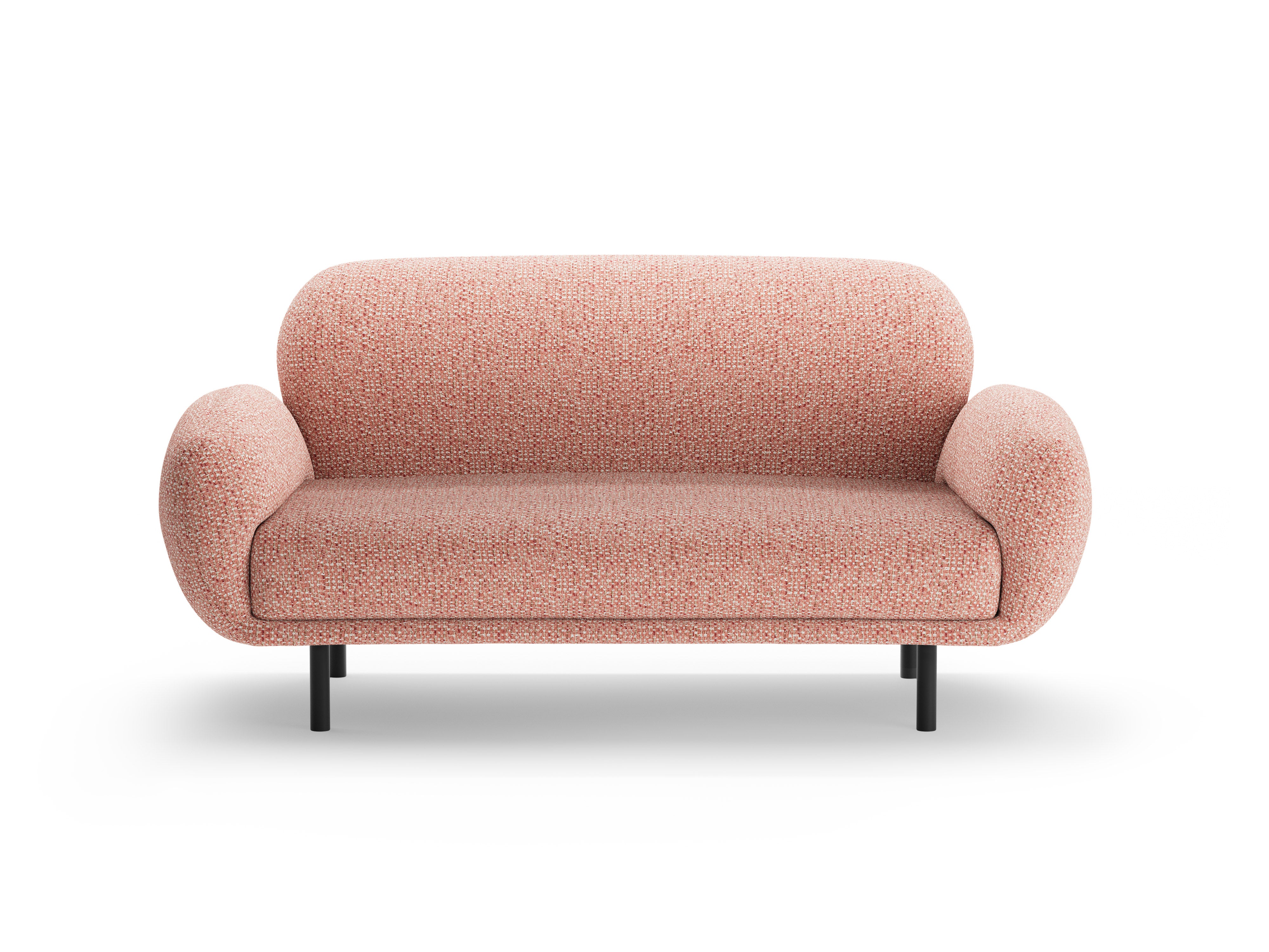 Sofa 2-zits POPPY roze chenille
