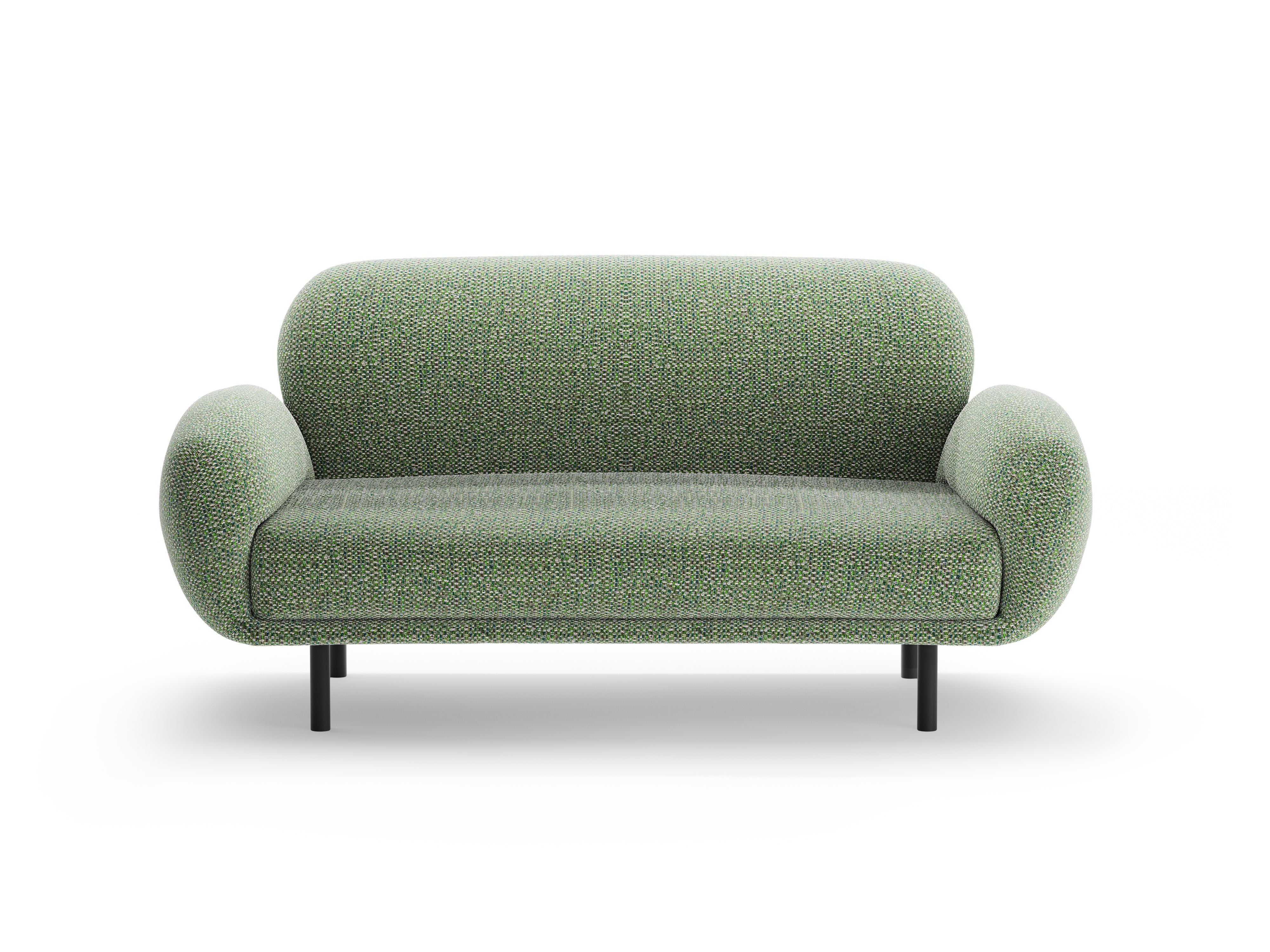 Sofa 2-zits POPPY groen chenille