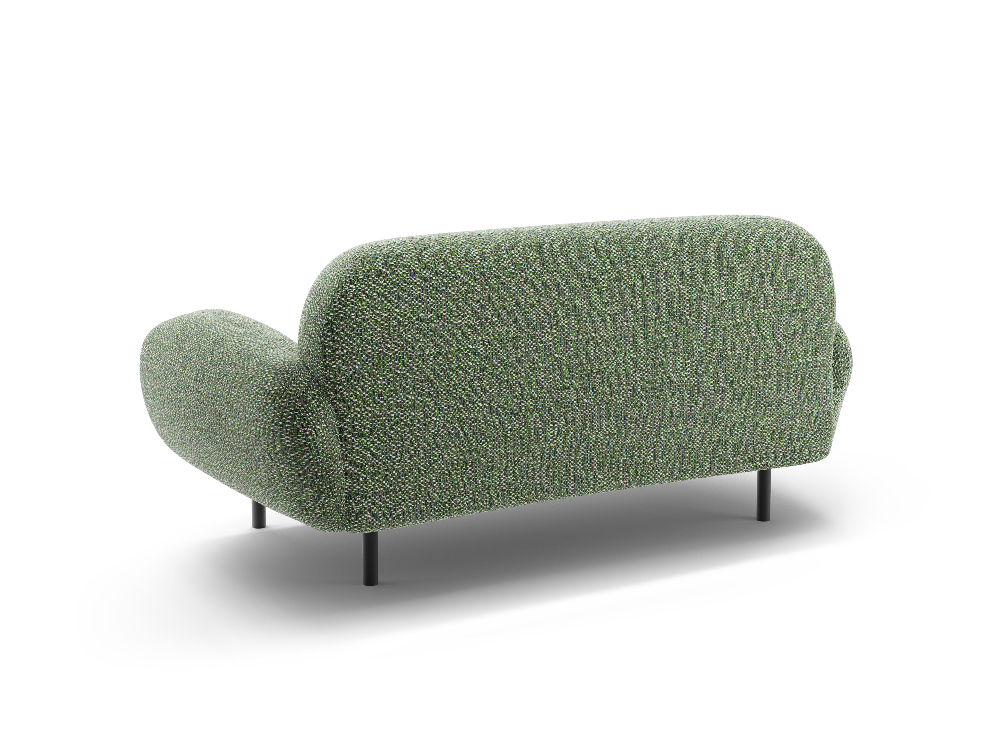 Sofa 2-zits POPPY groen chenille