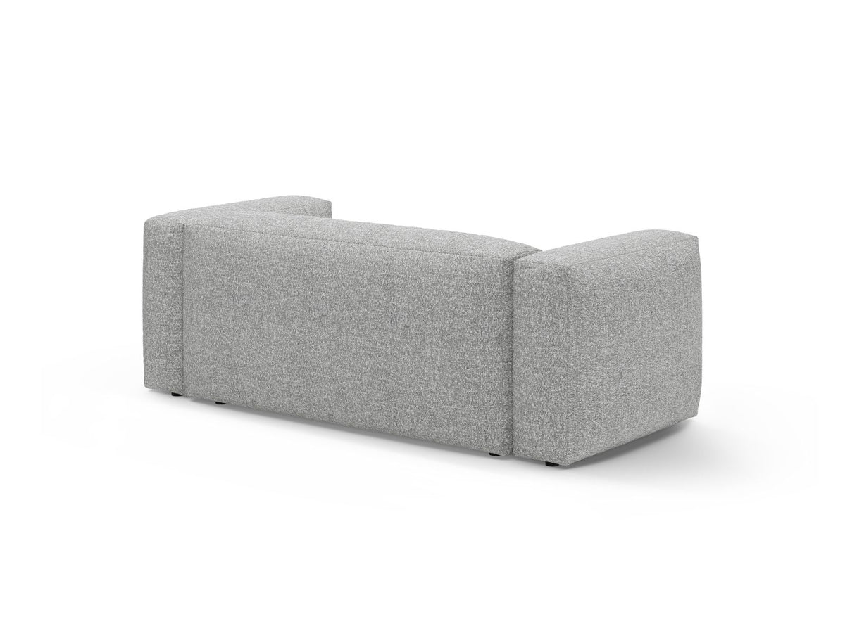 Sofa 2-osobowa MARTINA srebrny boucle – ujęcie tylne