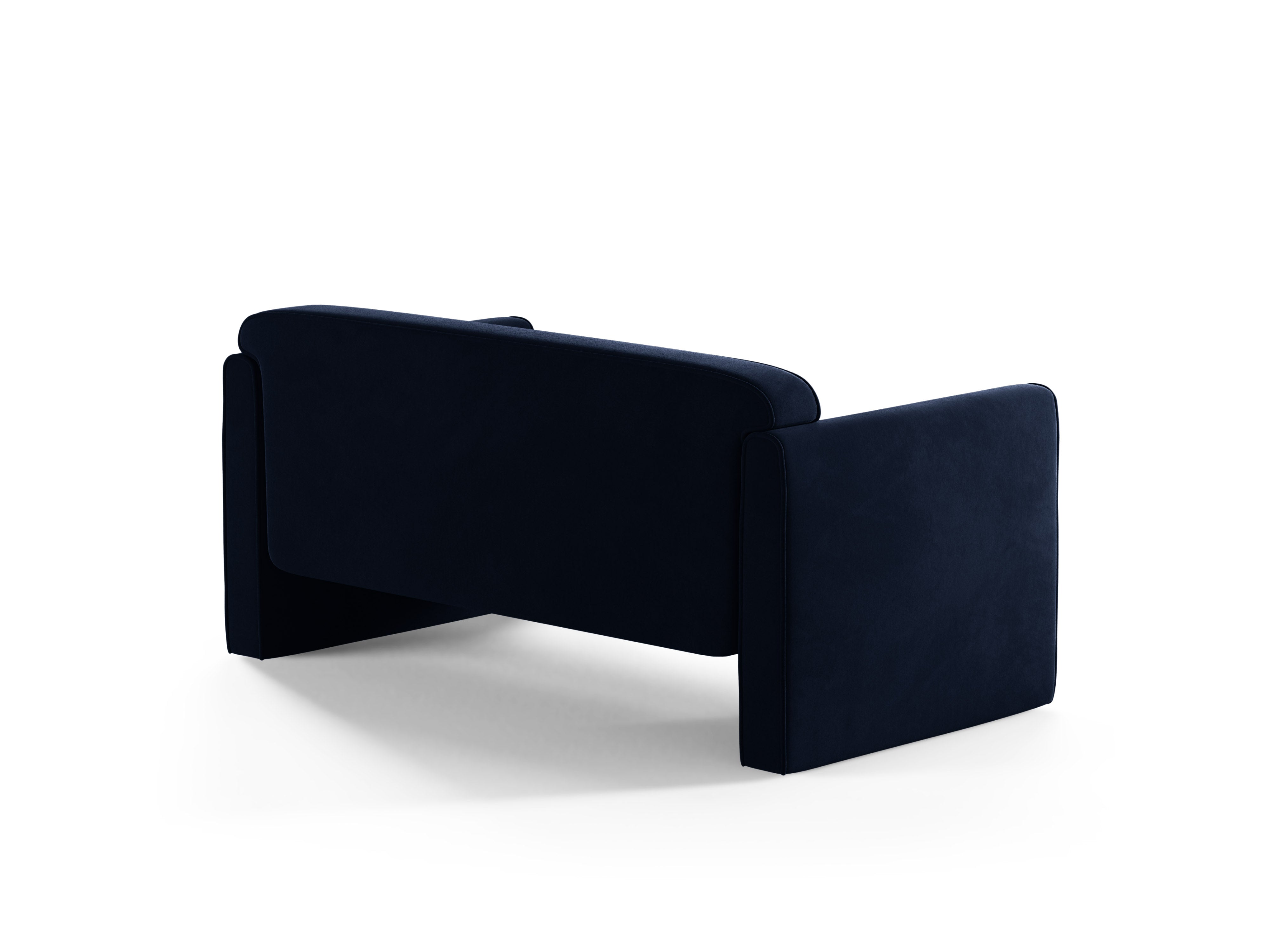 2-zits fluwelen bank ABBY koninklijk blauw
