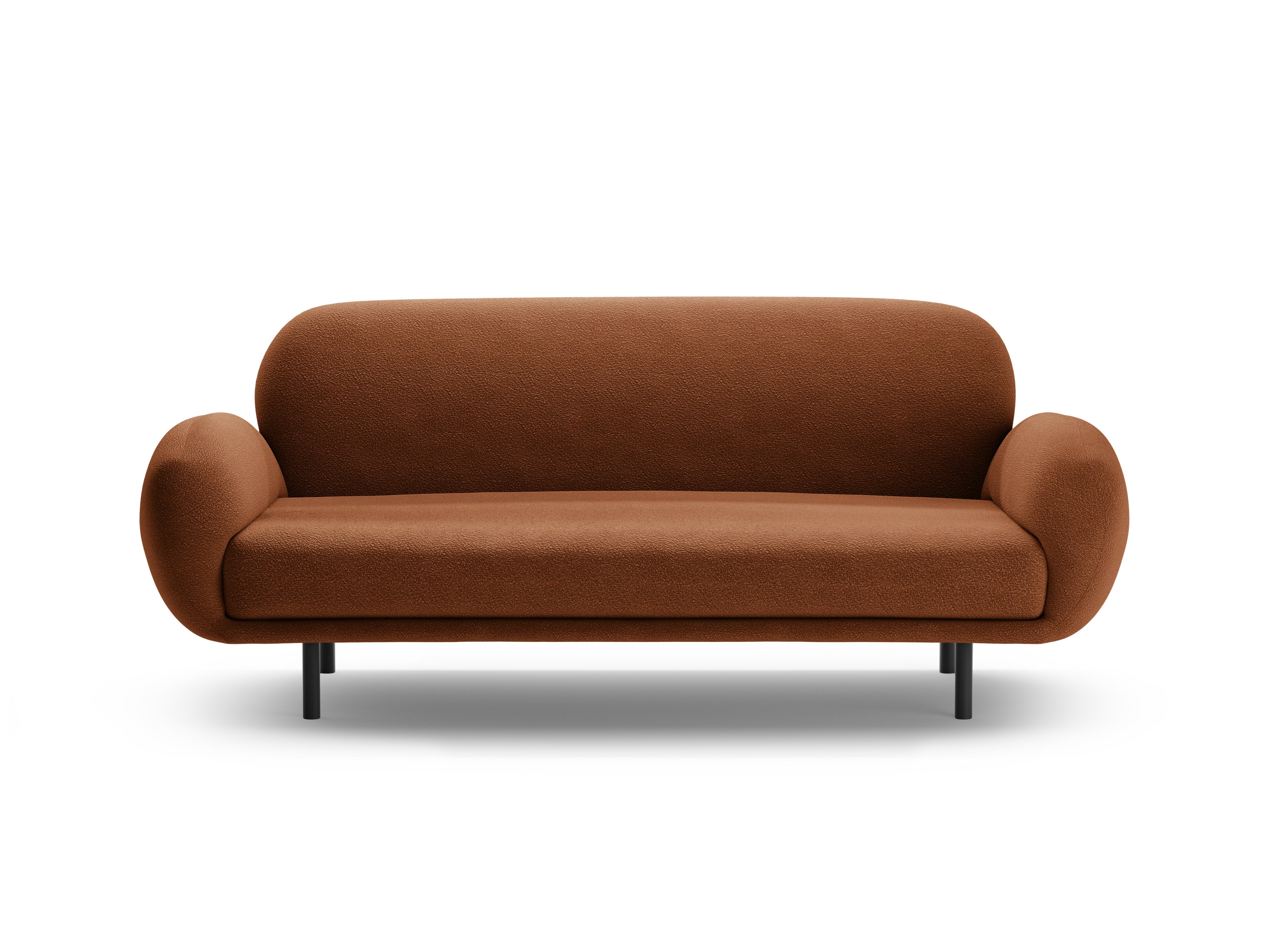 Sofa 2,5-zits POPPY terracotta boucle