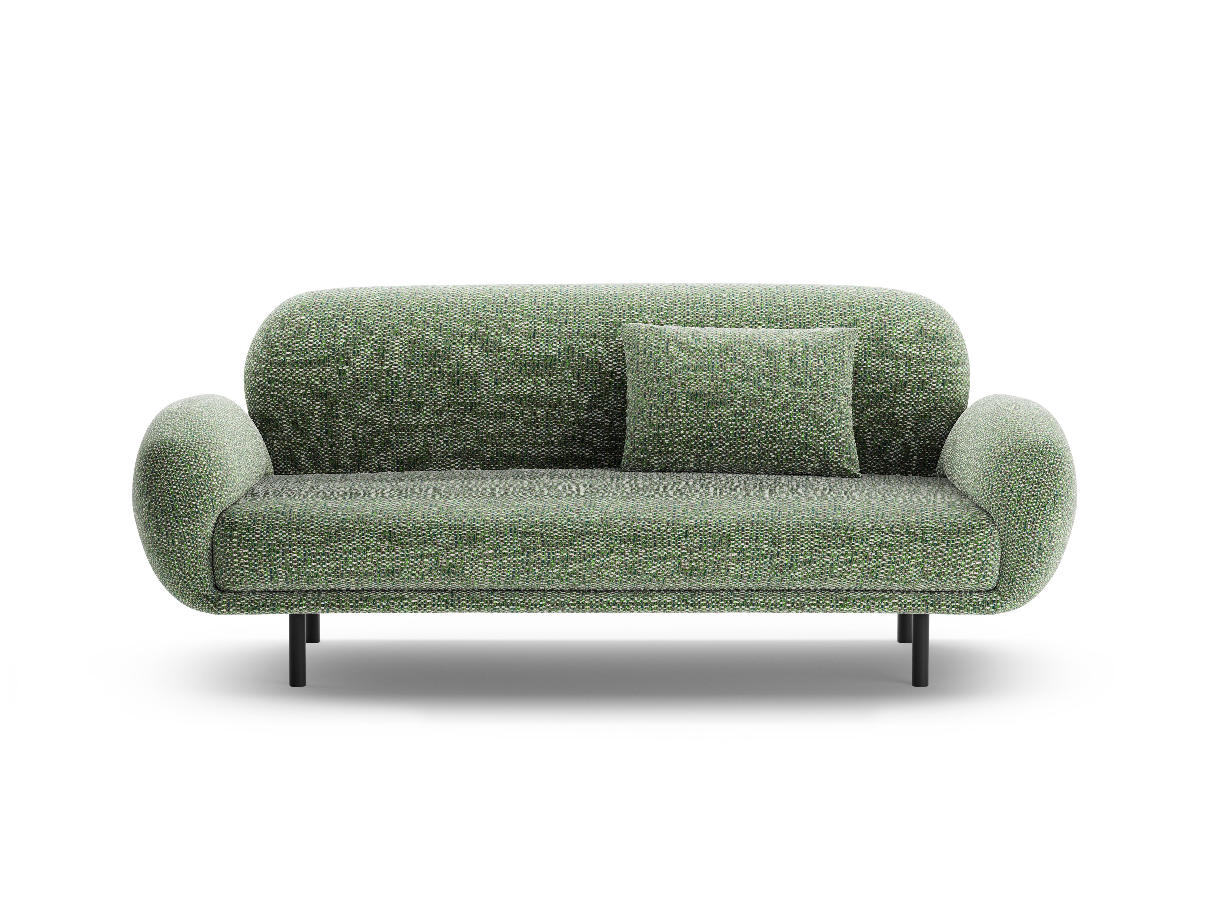 2.5-seater Sofa POPPY green chenille