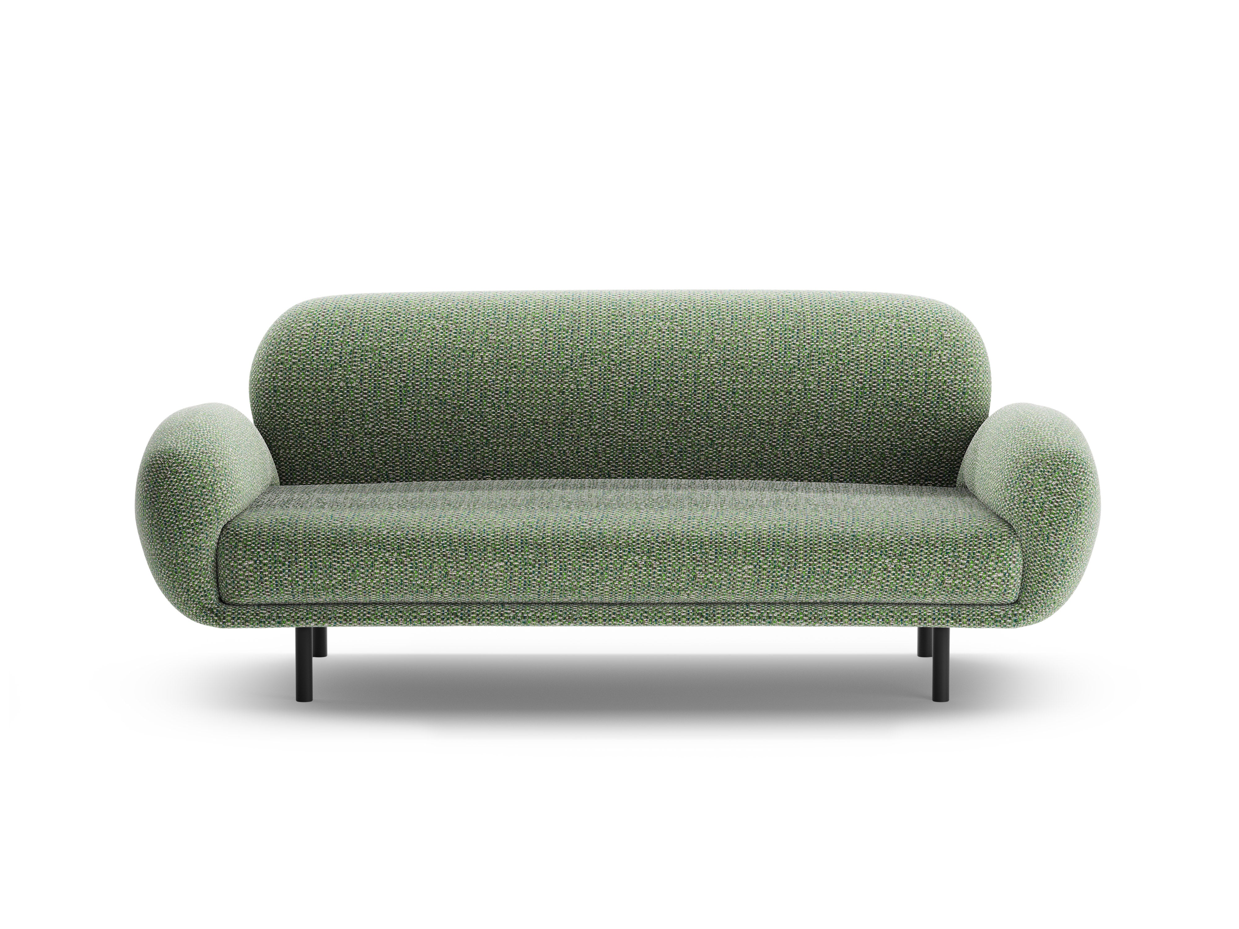 2.5-seater Sofa POPPY green chenille