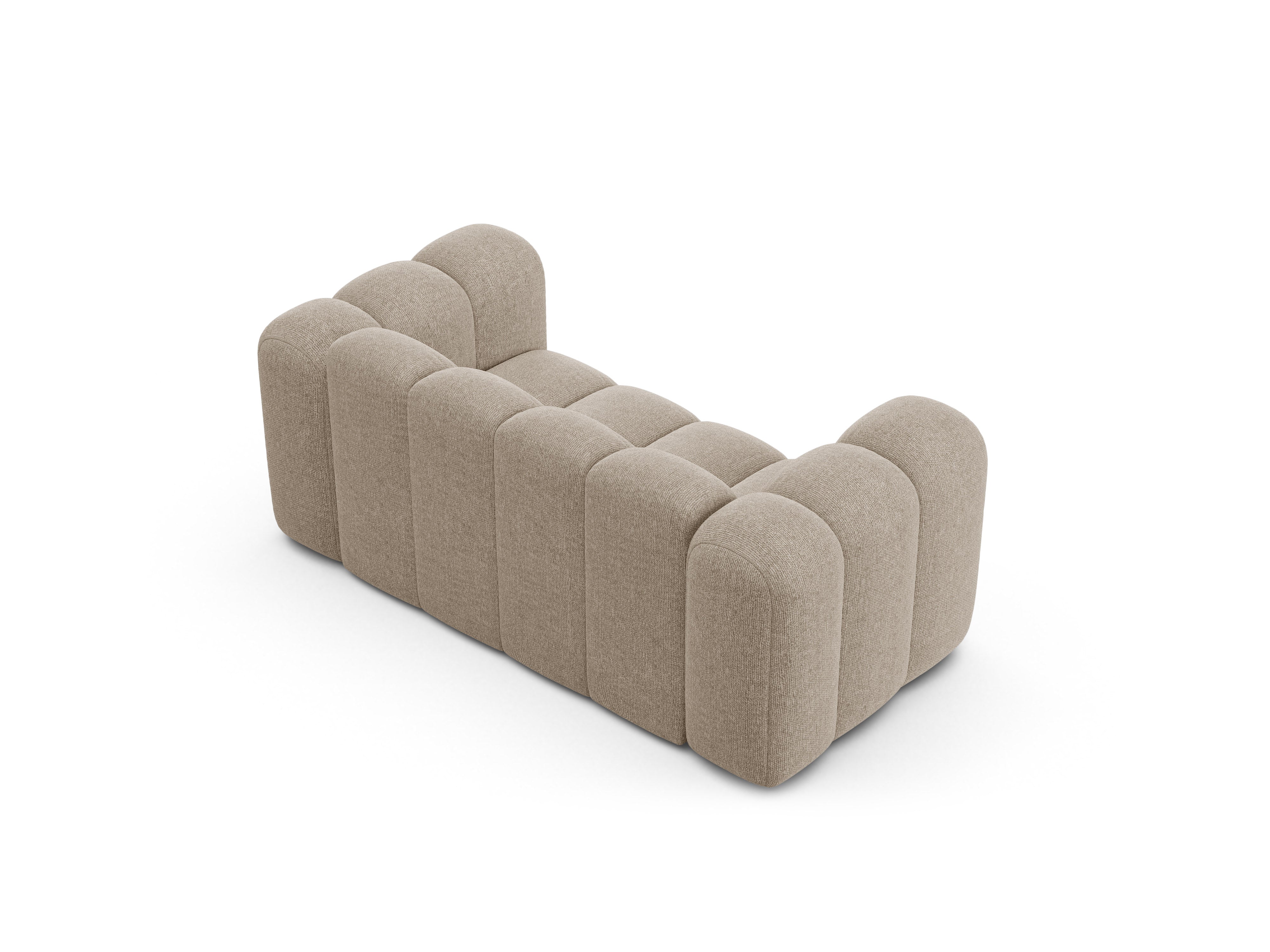 Sofa 2-osobowa LUPINE beżowy szenil – aksamit