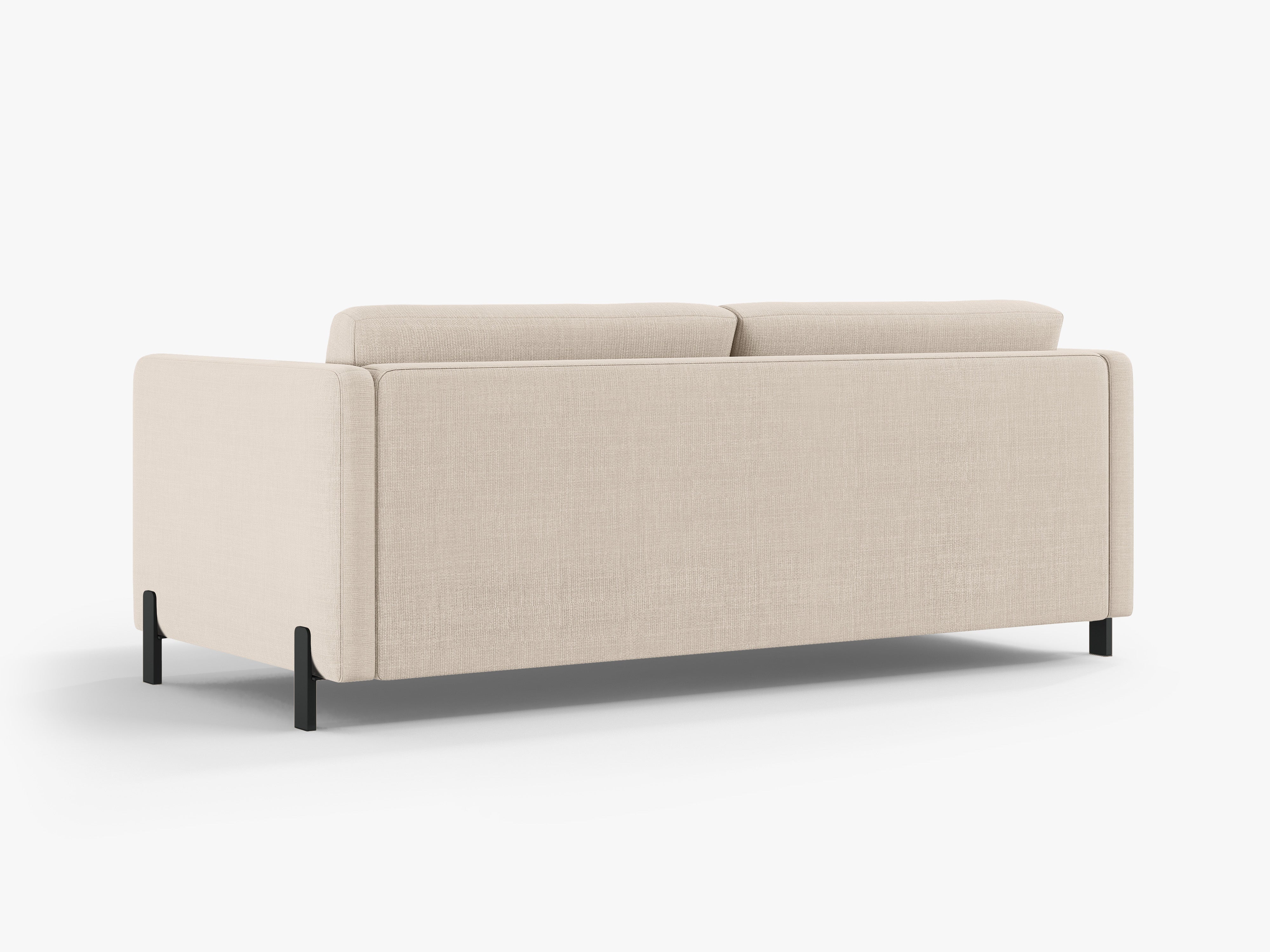 Sofa 3-zits met slaapfunctie GLORIA beige chenille