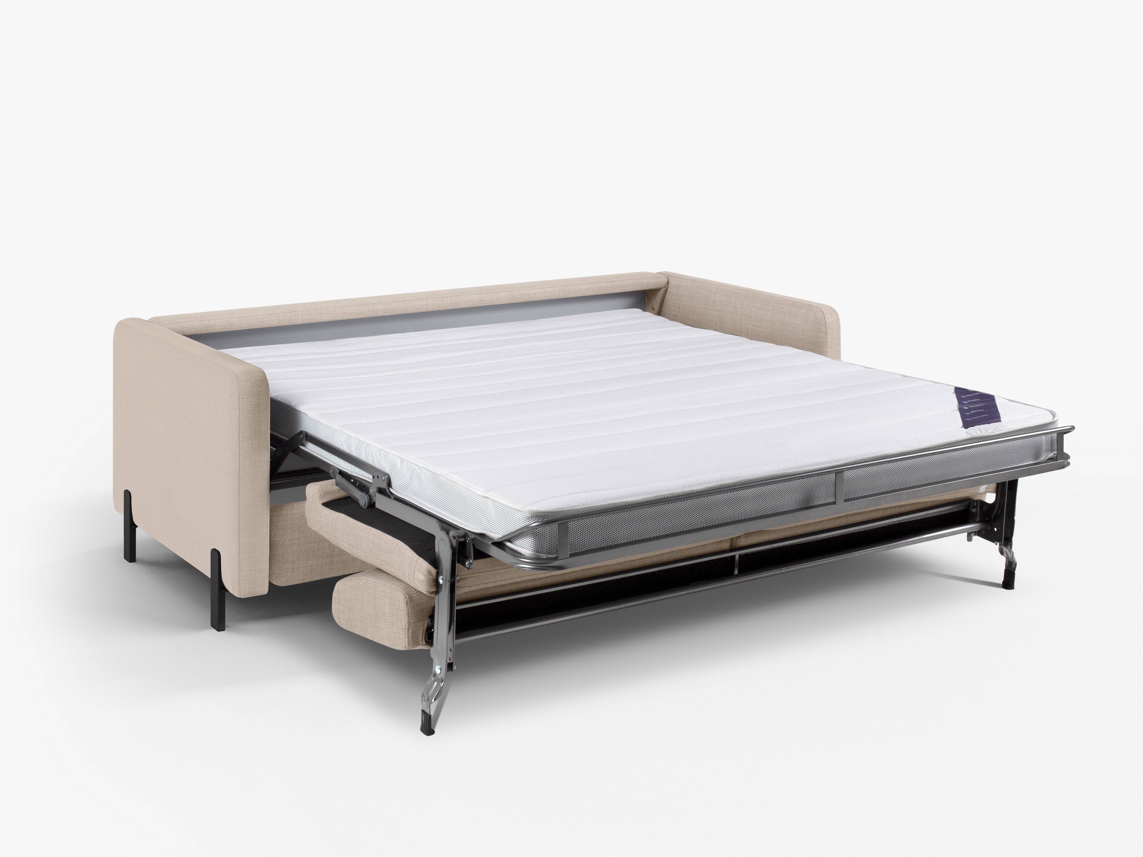 Sofa 3-zits met slaapfunctie GLORIA beige chenille