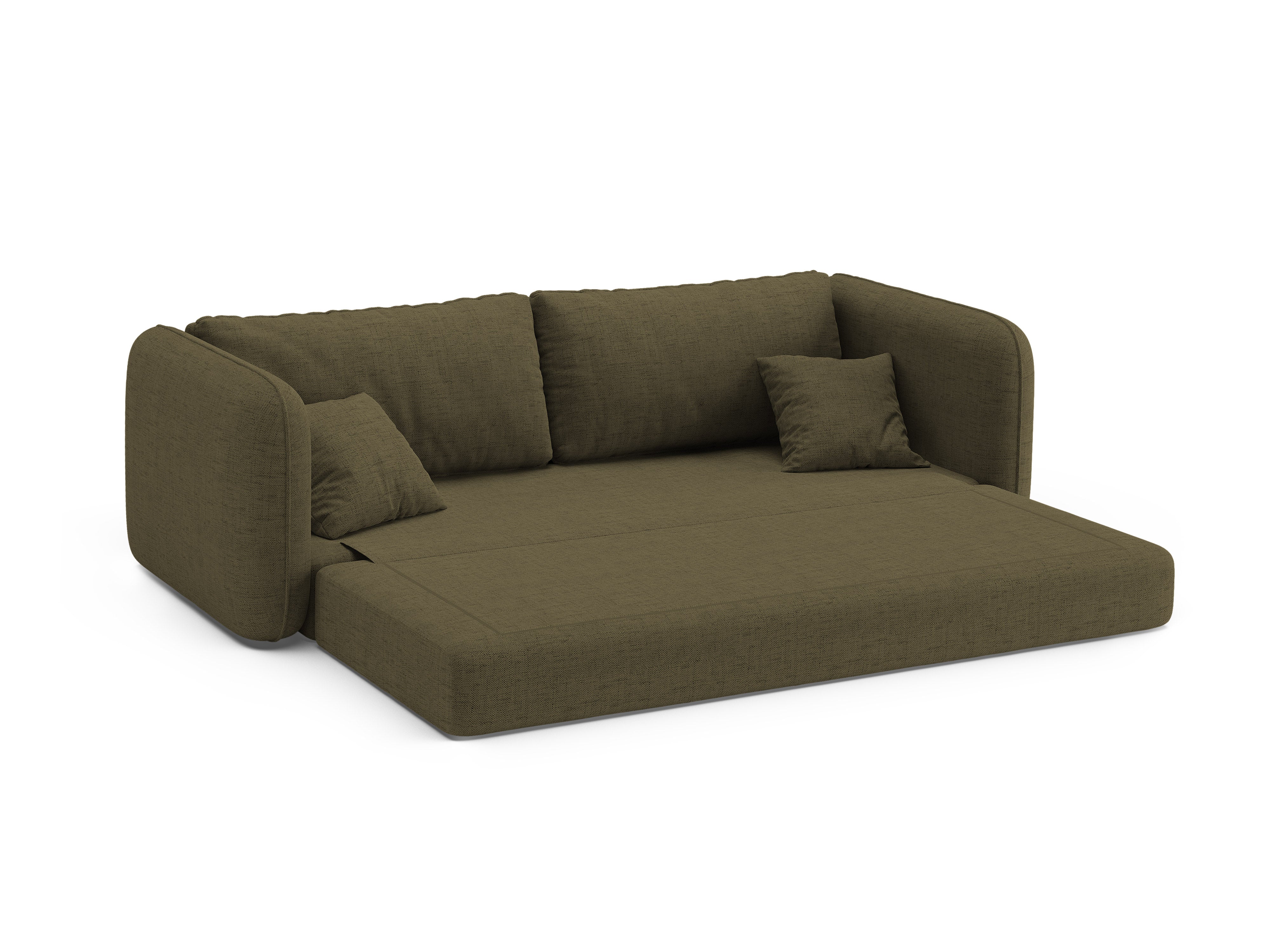Sofa 3-zits met slaapfunctie DORMI groen
