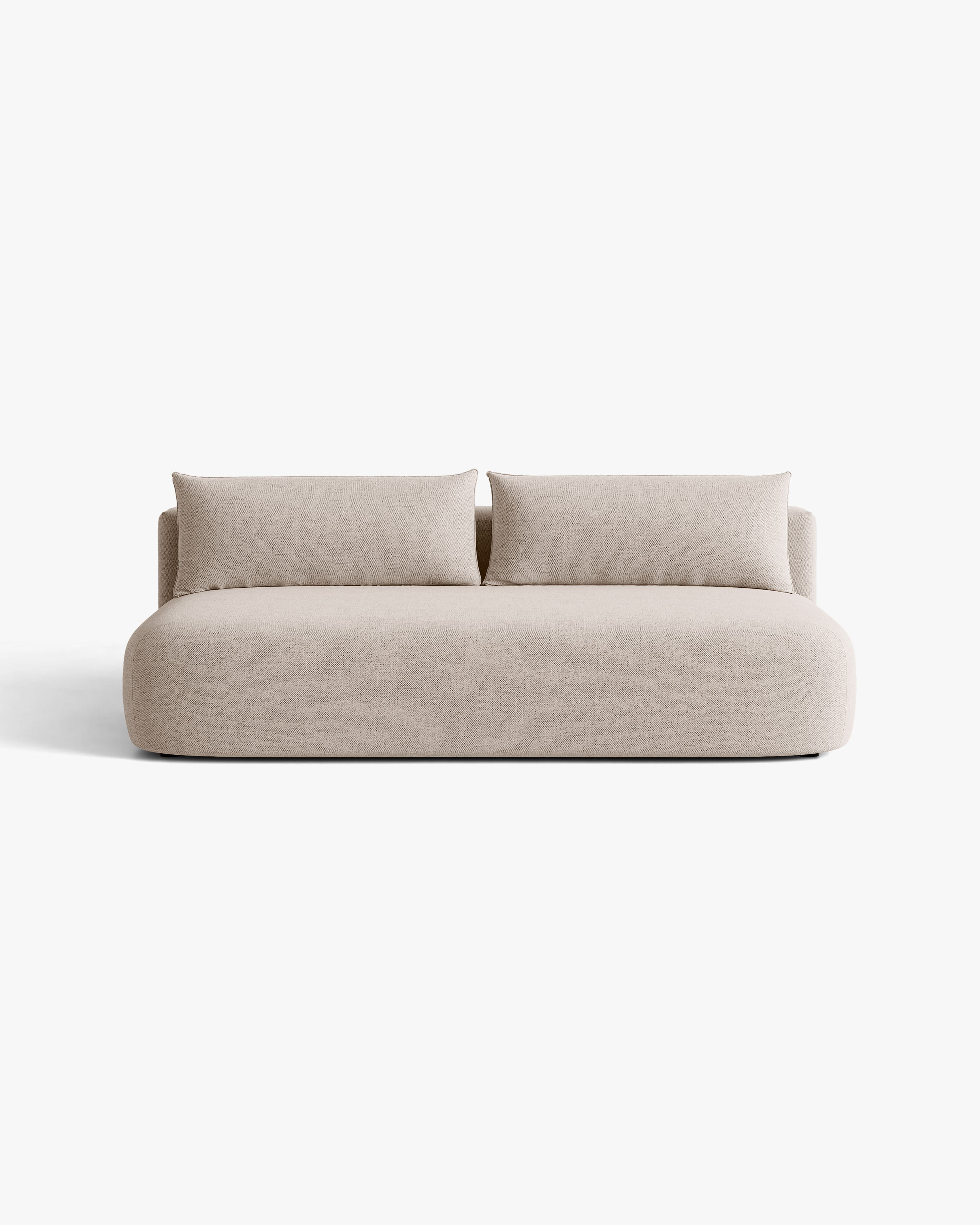 Sofa voor 3 personen met slaapfunctie HENA cappuccino