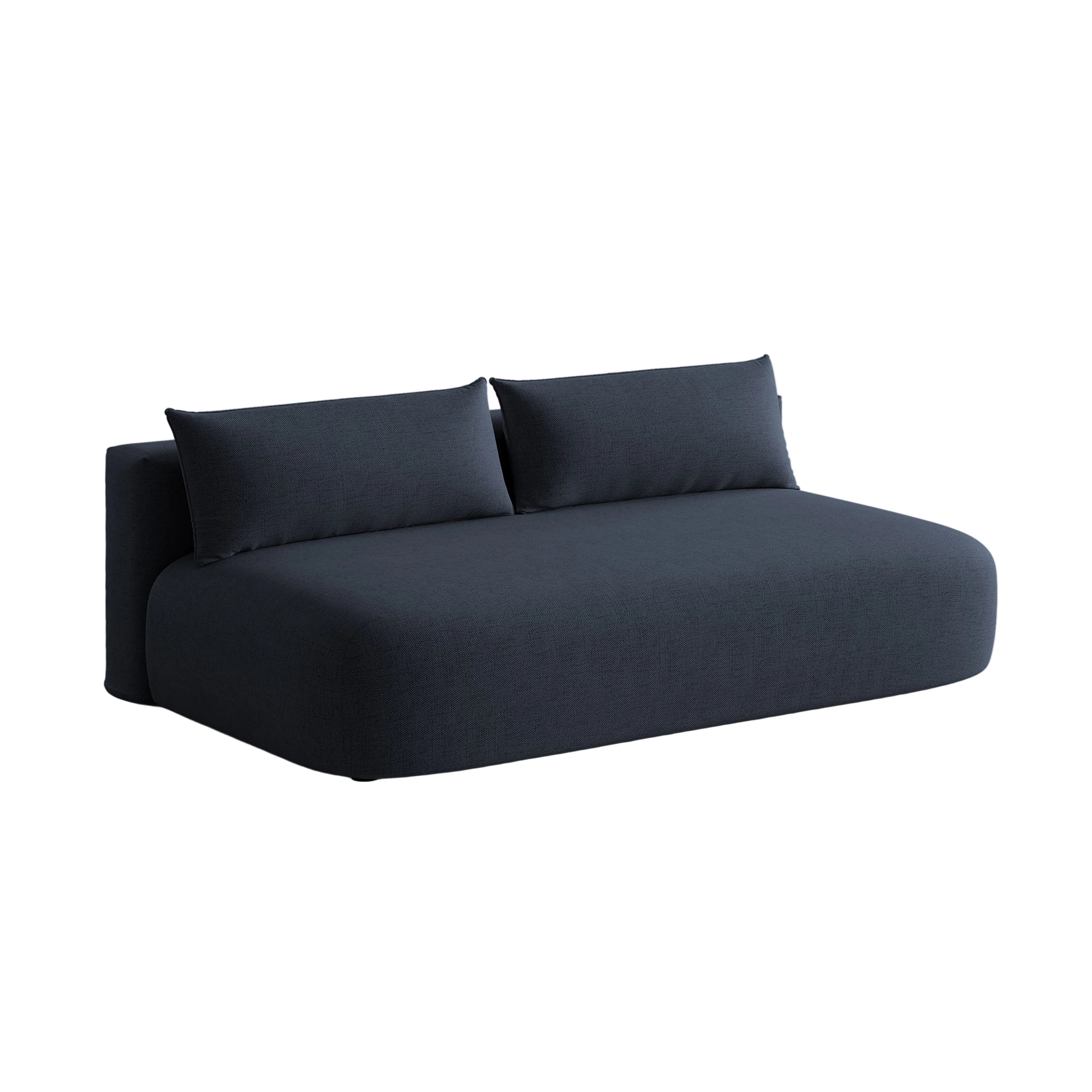 Sofa voor 3 personen met slaapfunctie HENA koninklijk blauw