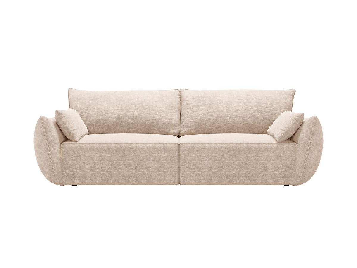 Sofa 3-osobowa z funkcją spania KAELLE beżowy szenil Over The Horizon – Micadoni