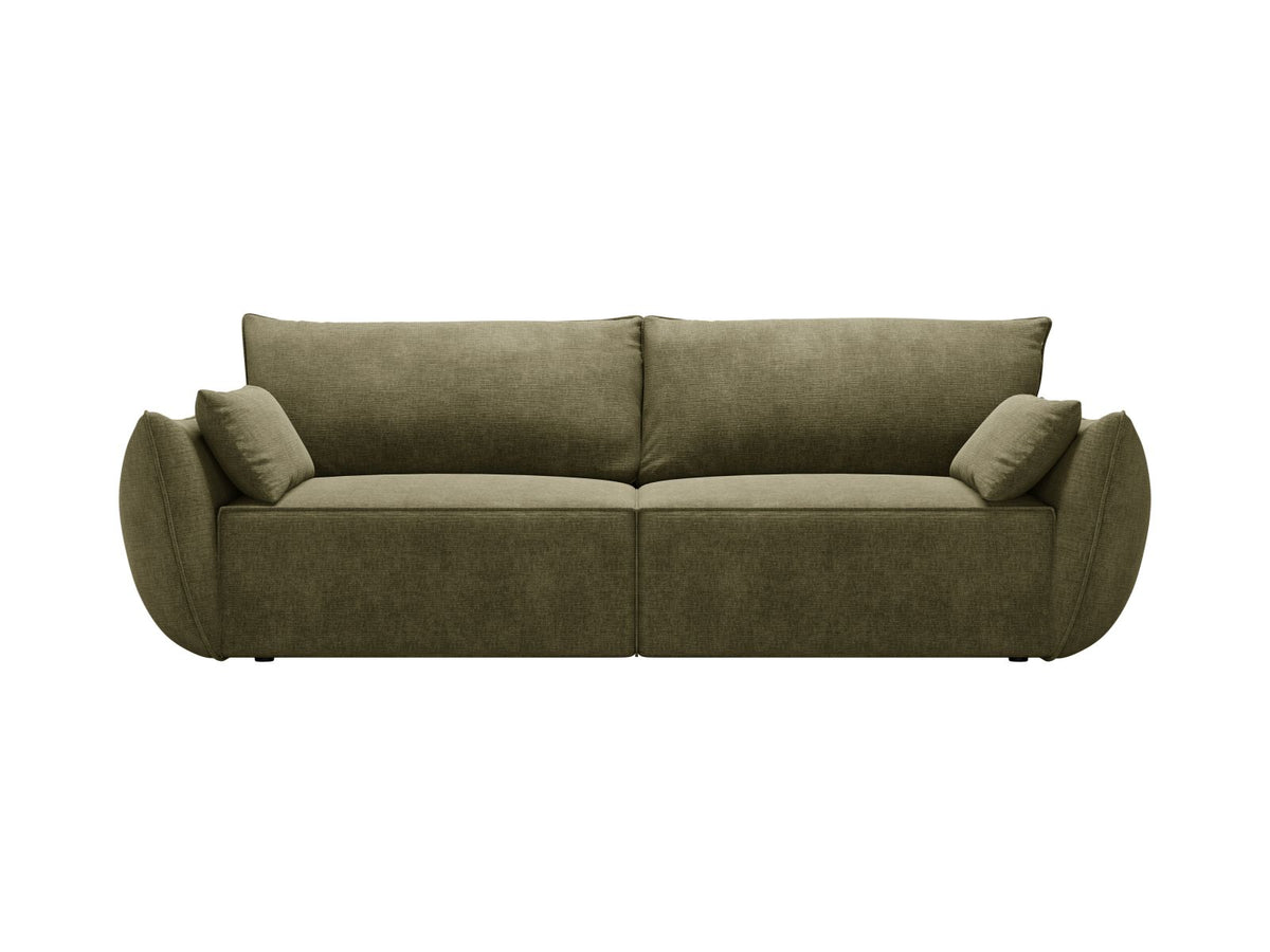 Sofa 3-osobowa z funkcją spania KAELLE zielony szenil Over The Horizon – Micadoni