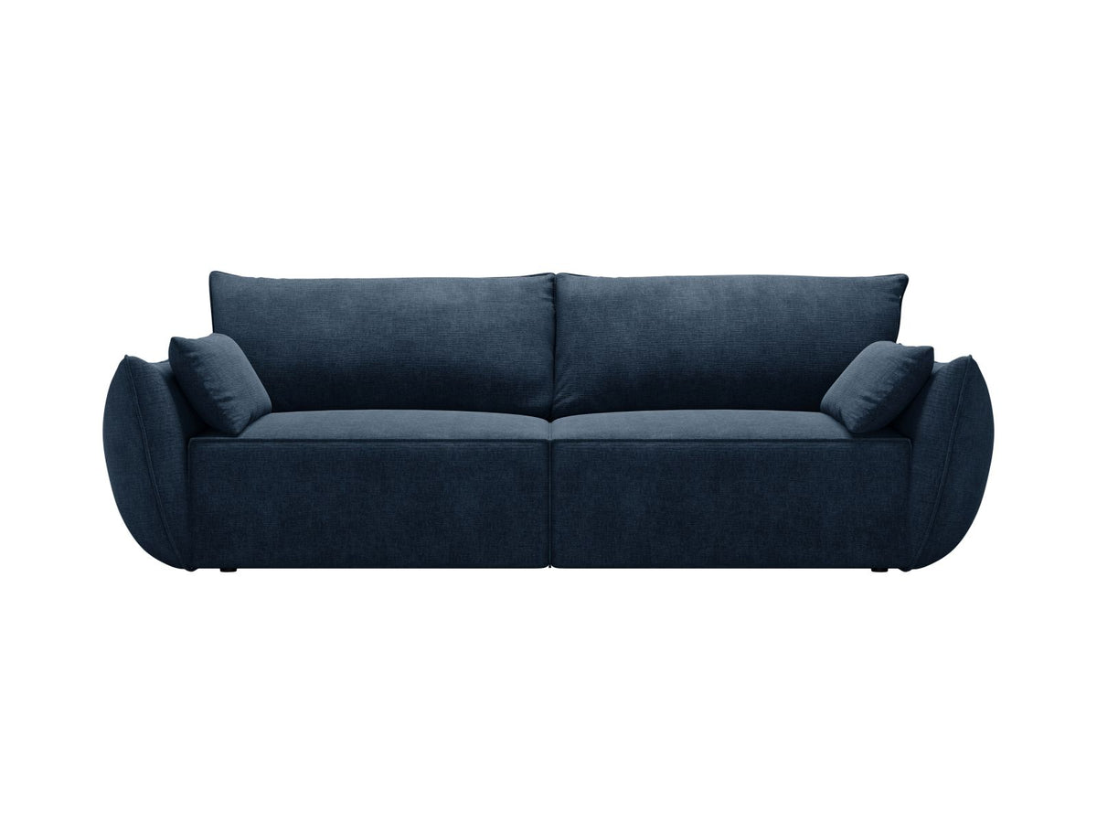 Sofa 3-osobowa z funkcją spania KAELLE kobaltowy szenil Over The Horizon – Micadoni