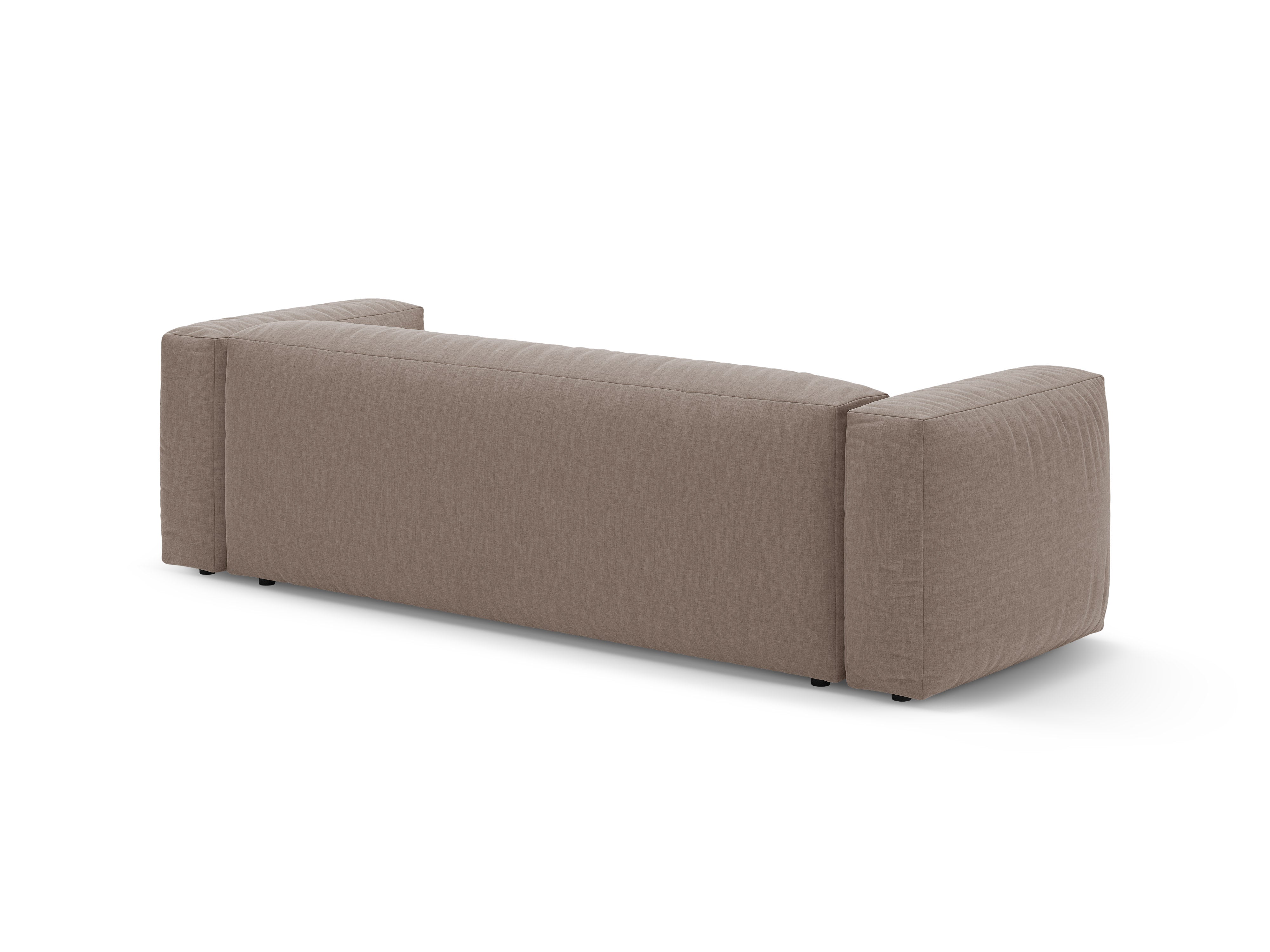 Sofa 3-zits met slaapfunctie MARTINA donkerbeige