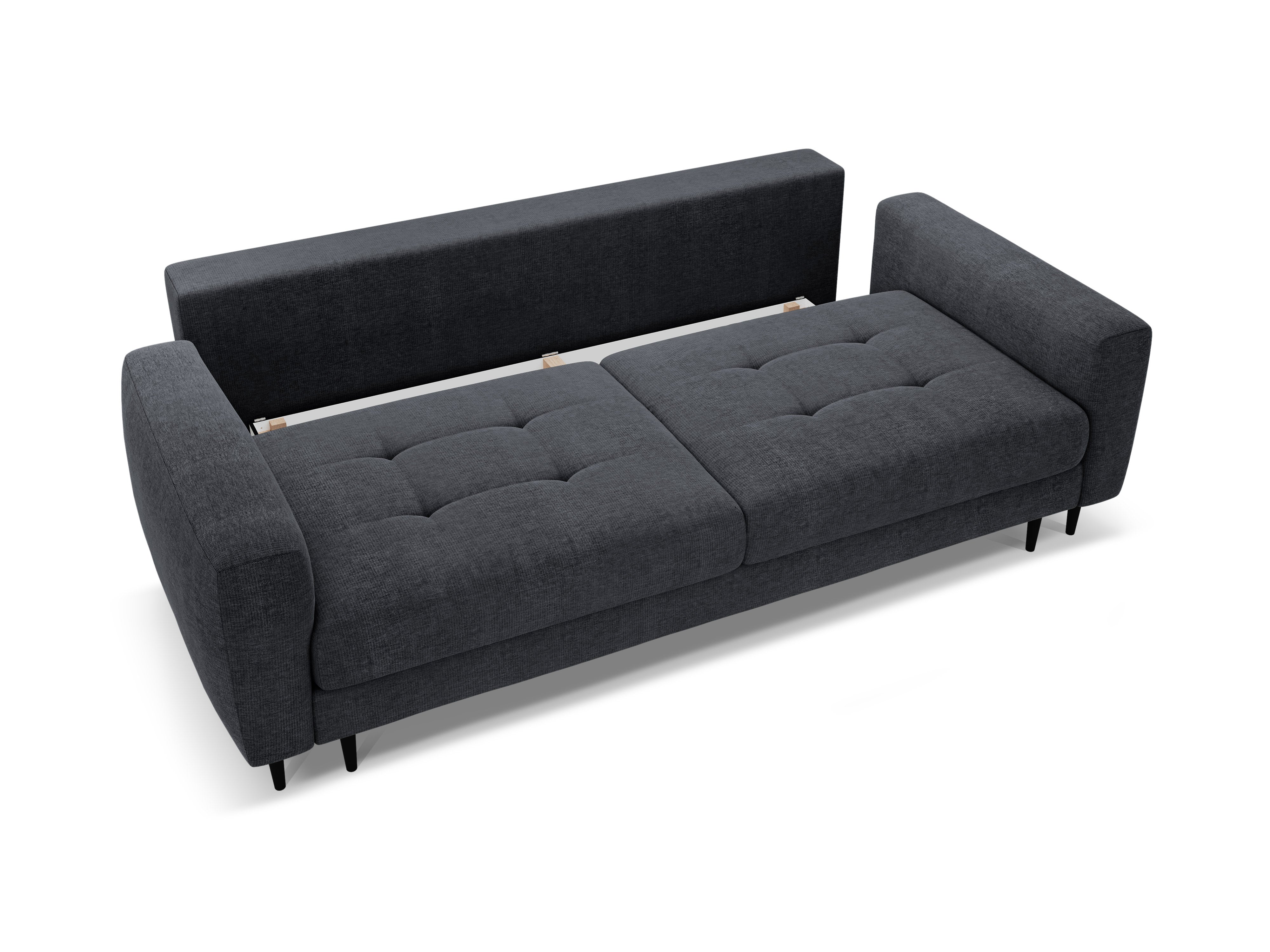 3-Seater Sofa with Sleeping Function BEMY Dark Blue
