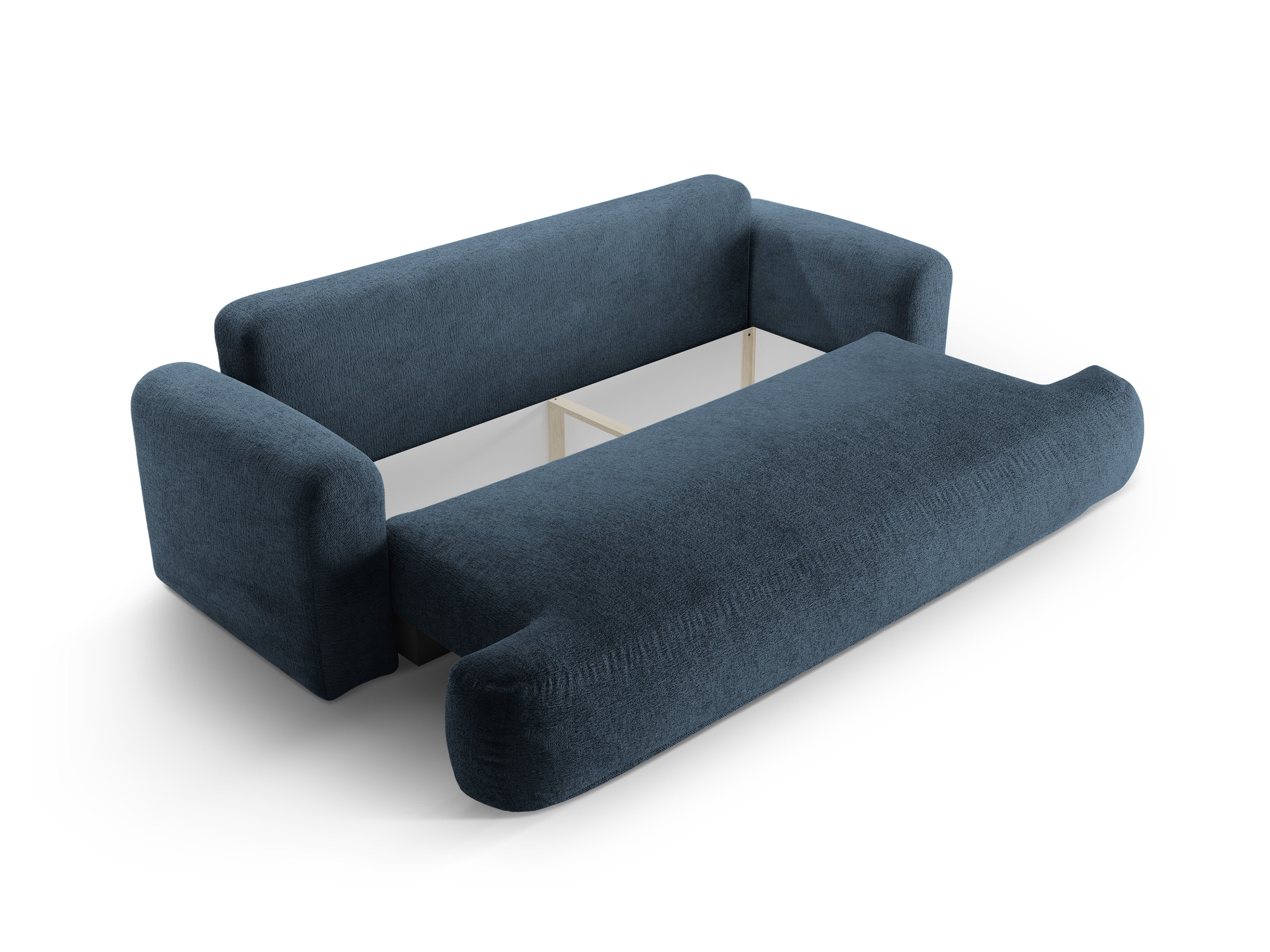 Sofa met slaapfunctie ELLA donkerblauw