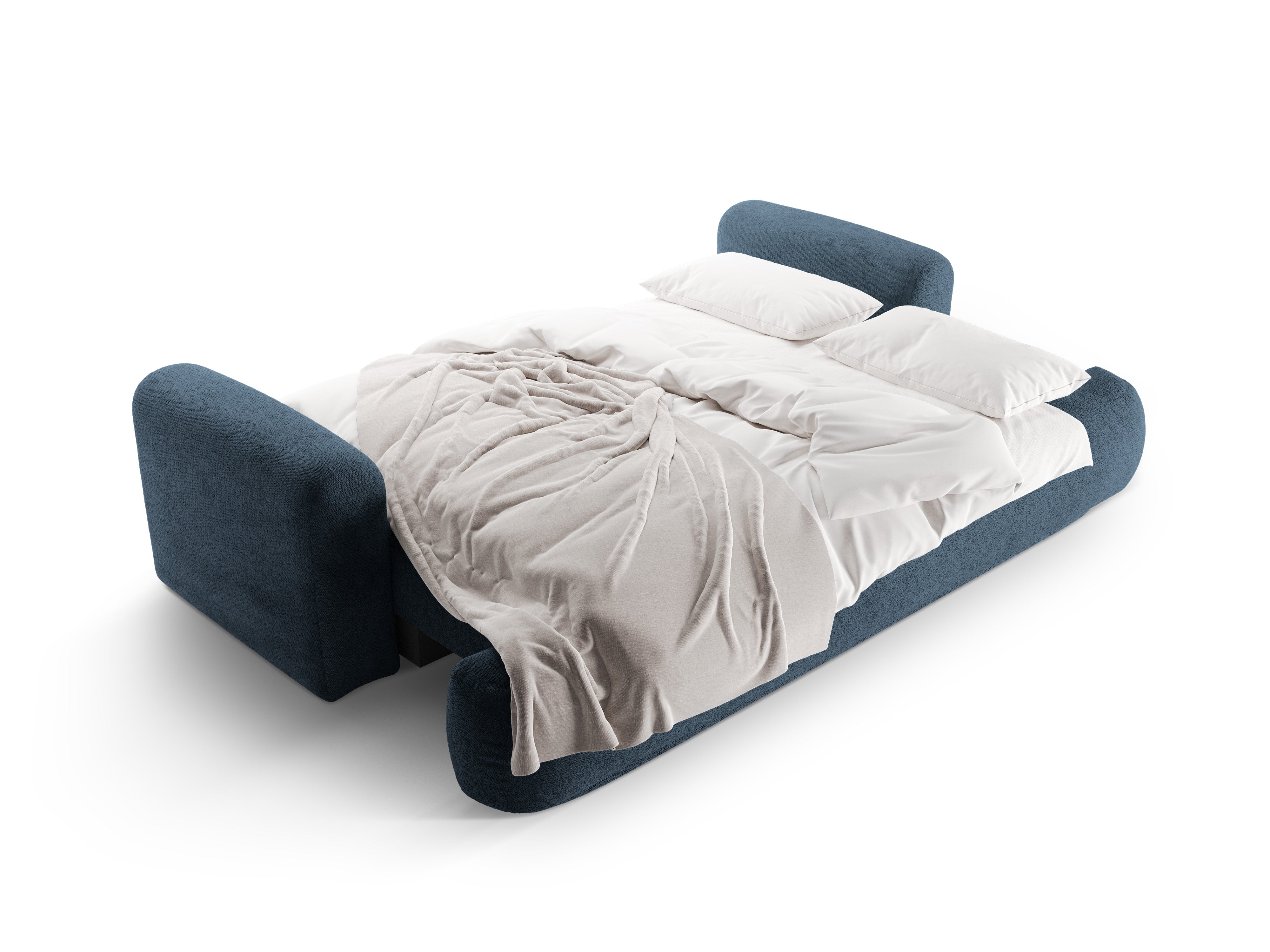 Sofa met slaapfunctie ELLA donkerblauw