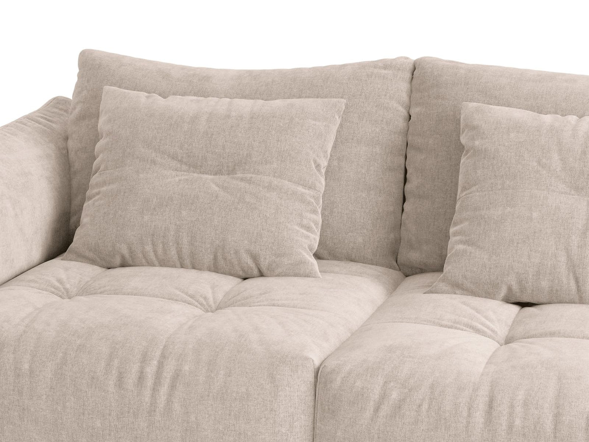 Sofa 3-osobowa z funkcją spania BLOOM jasnobeżowy – ujęcie 7
