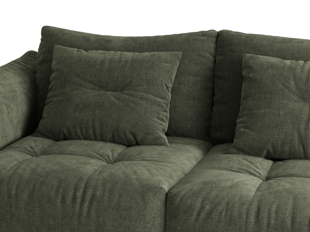 Sofa 3-osobowa z funkcją spania BLOOM zielony – ujęcie 7