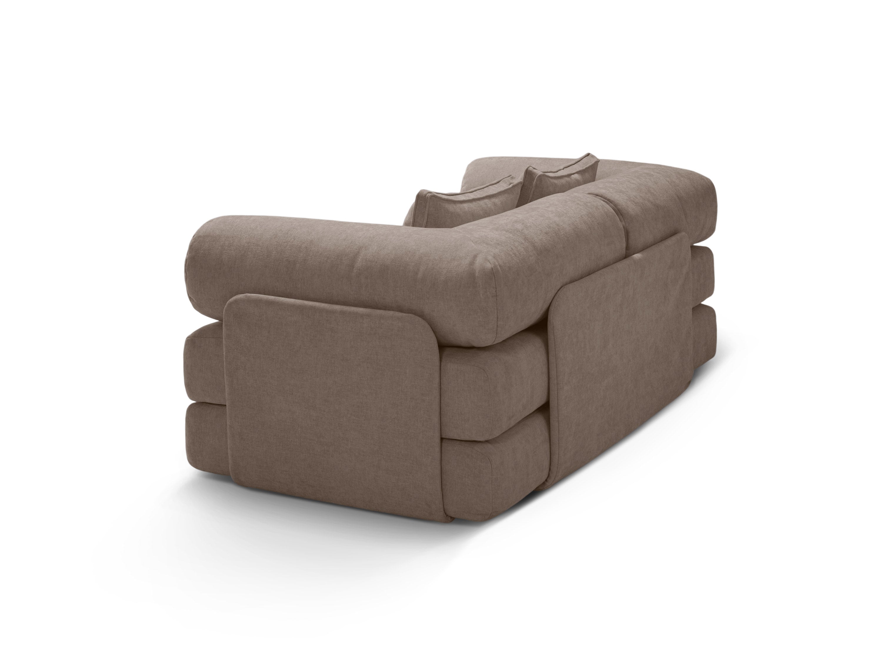Sofa 3-zits met slaapfunctie DREAMY cappuccino
