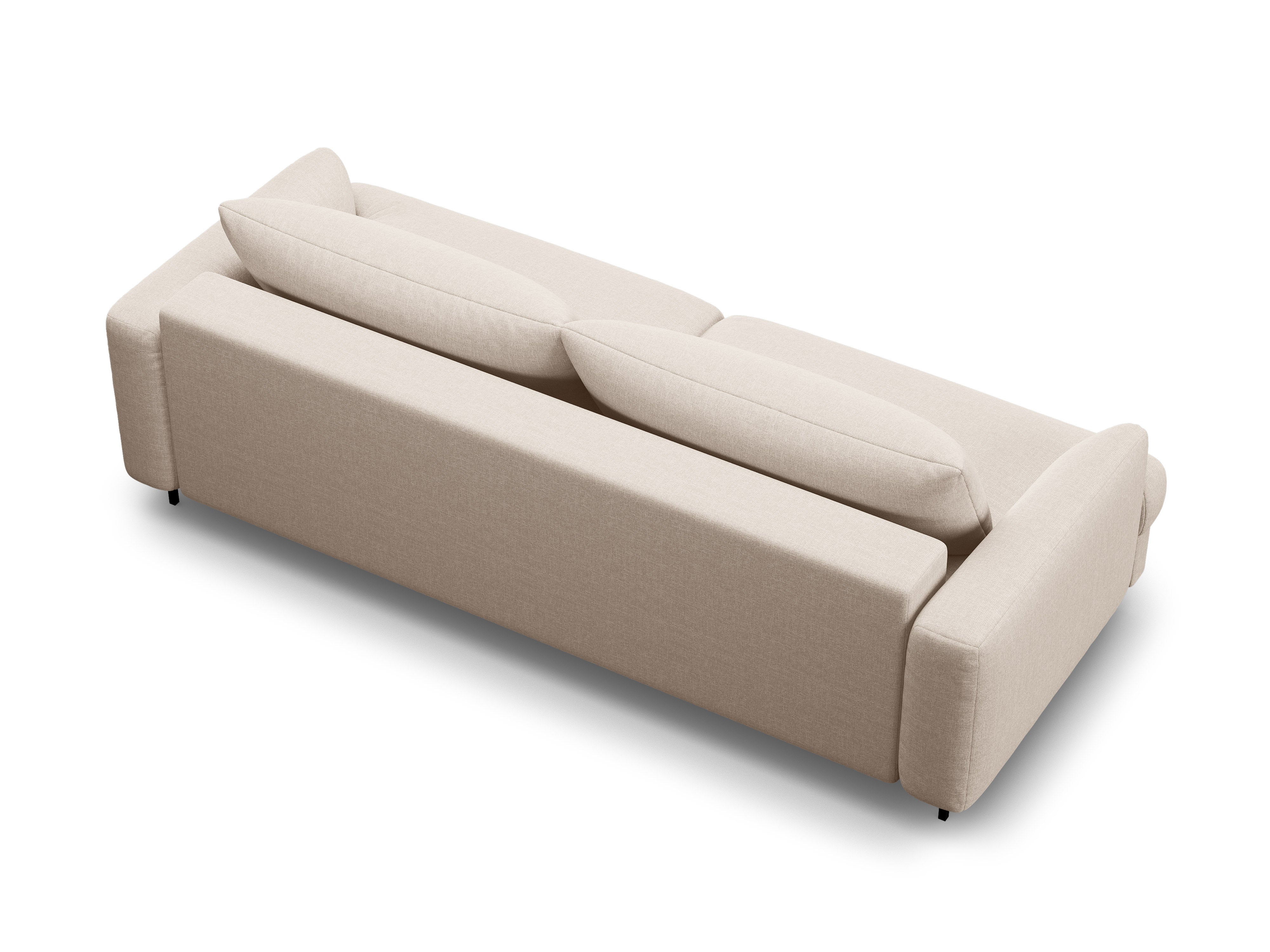 3-Seater Sofa with Sleeping Function NAOMI Beige