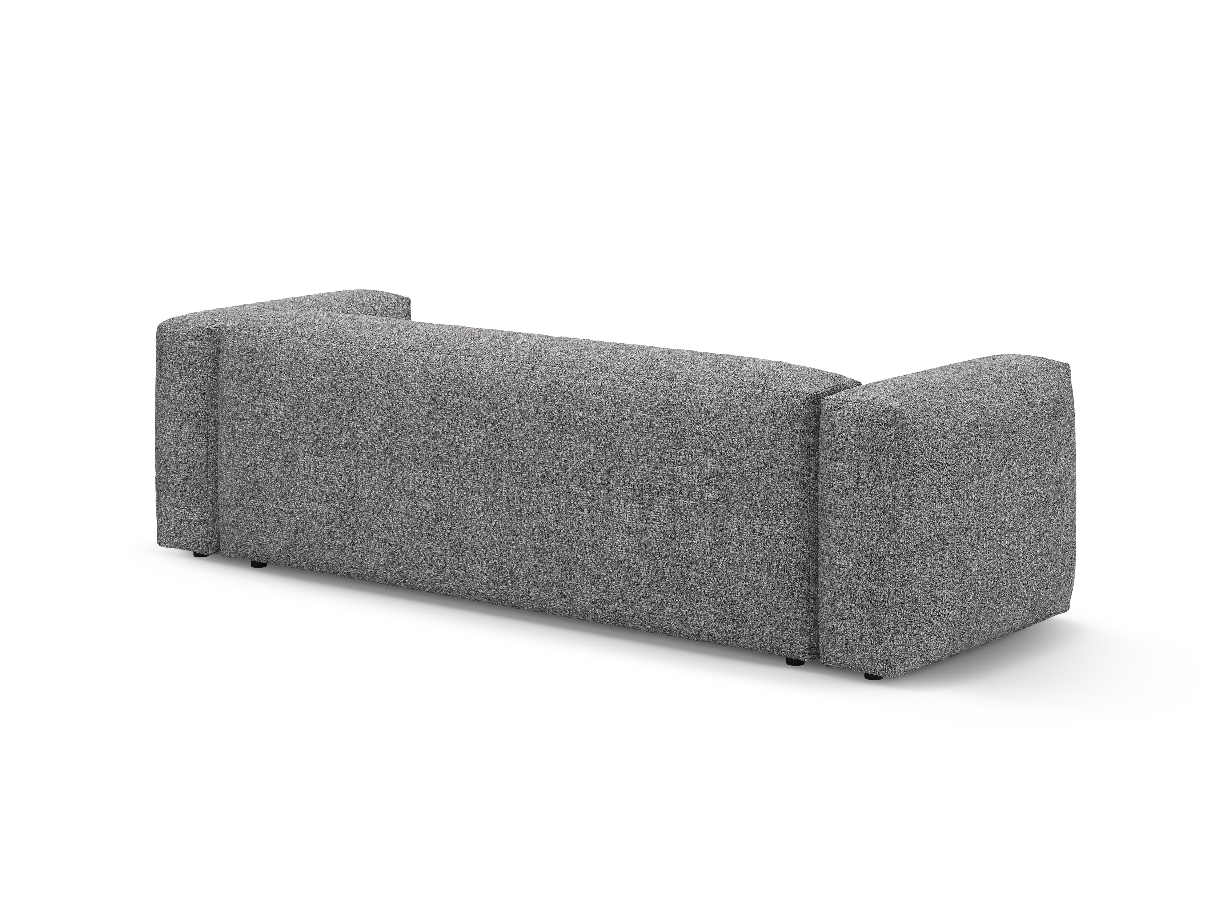 Sofa 3-zits met slaapfunctie MARTINA grafiet boucle