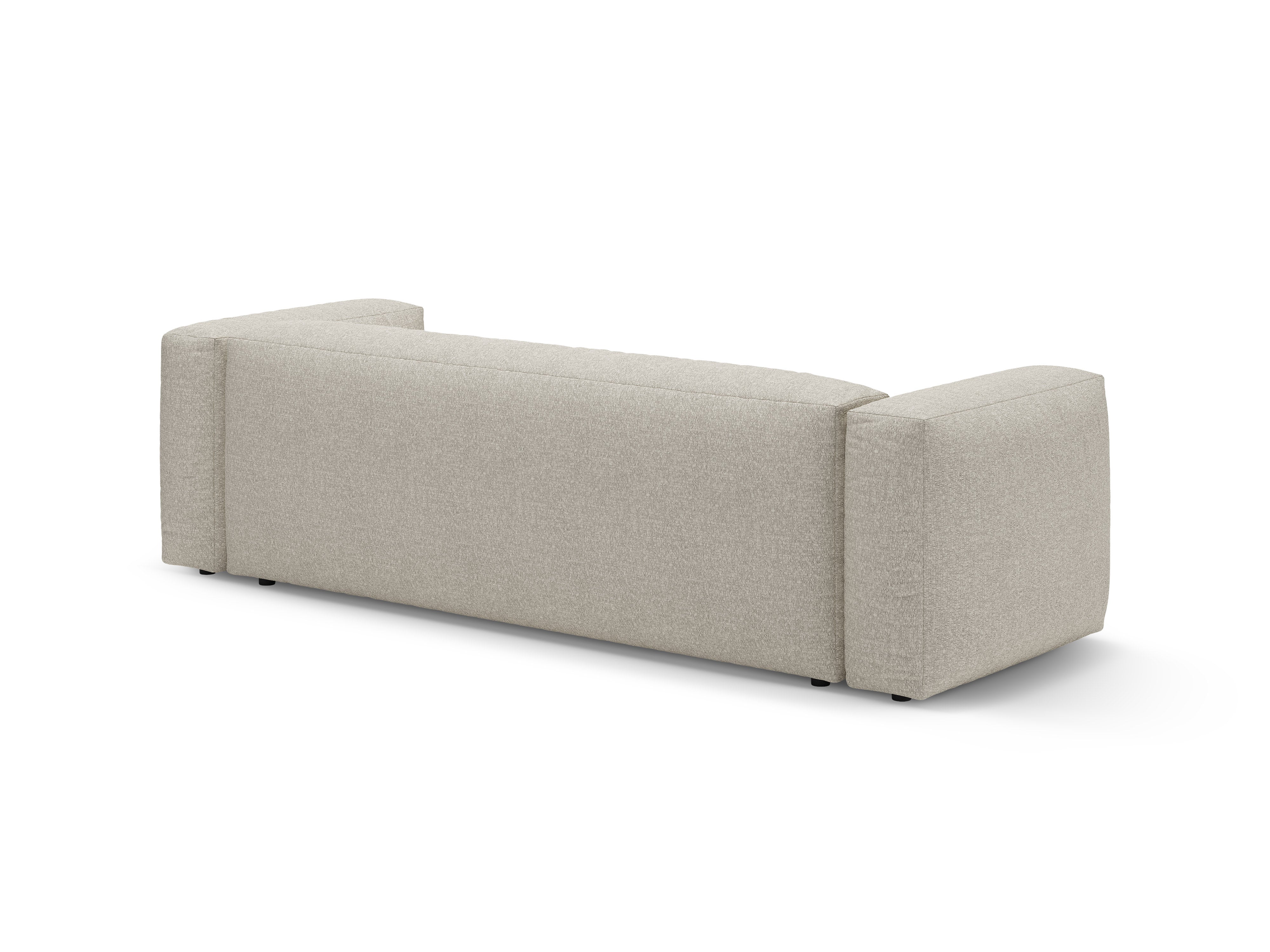 Sofa 3-zits met slaapfunctie MARTINA beige boucle