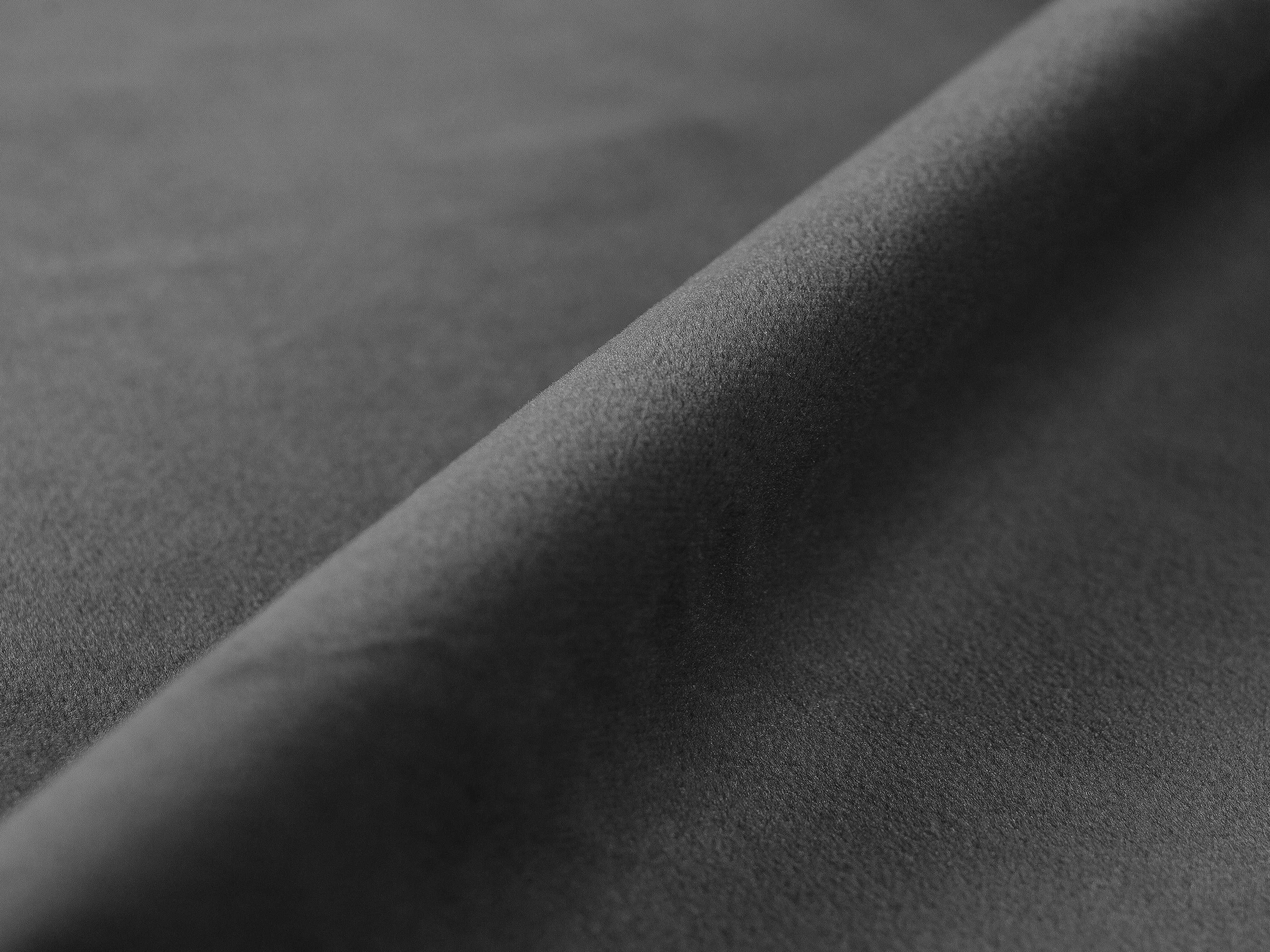 Grijze 3-zits fluwelen bank met slaapfunctie VICTOR