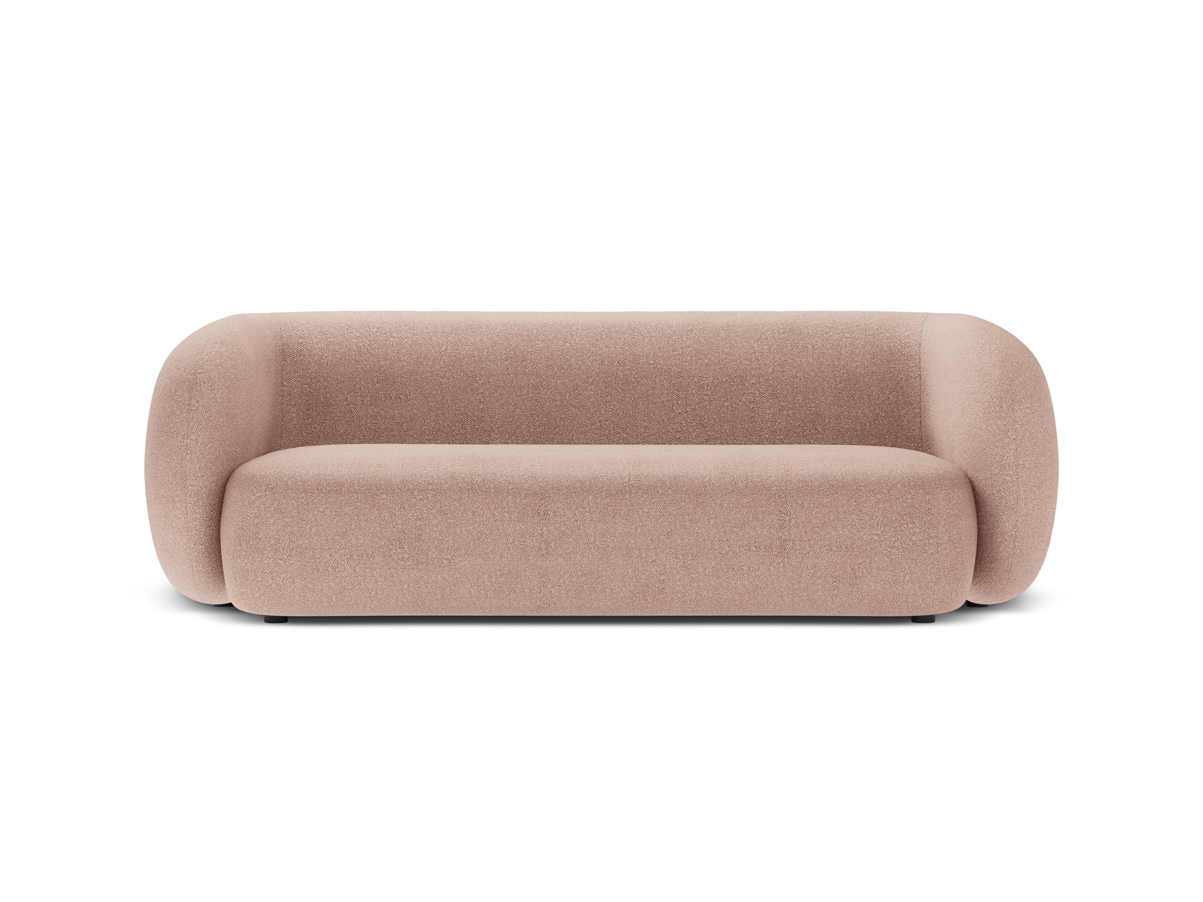Sofa 3-zits KATE roze boucle