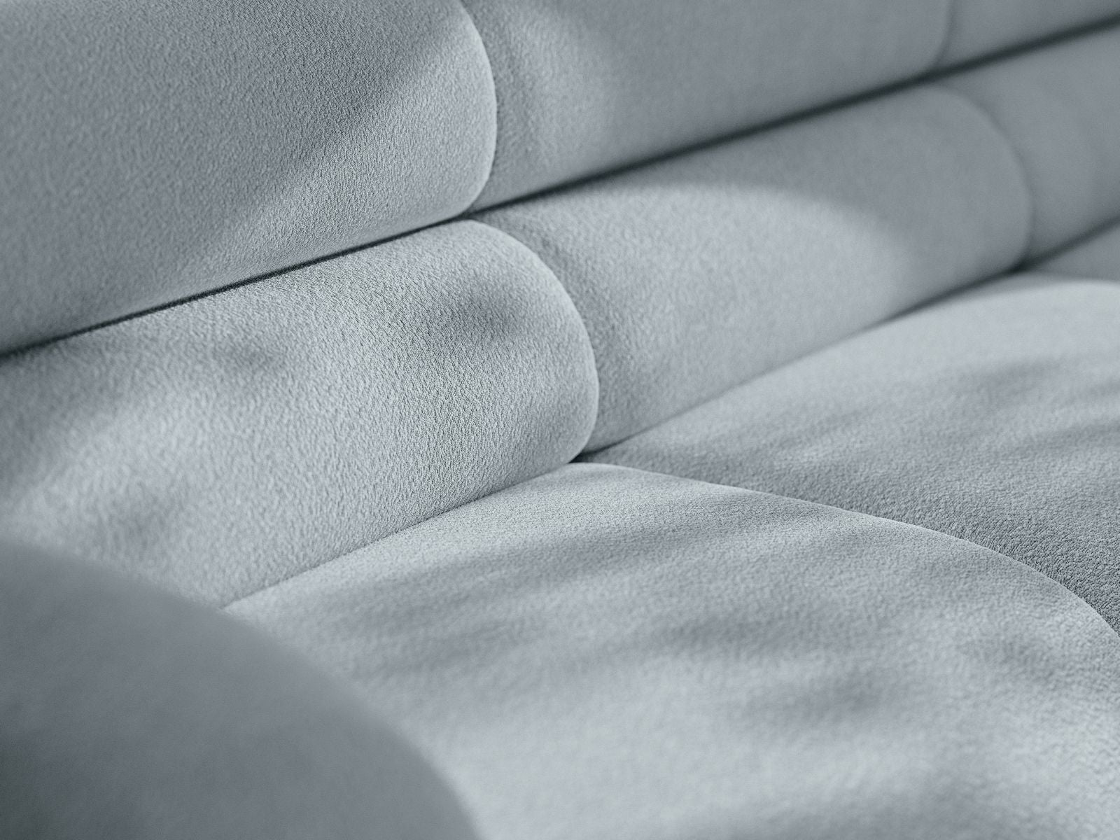 Sofa 3-zits NEO lichtblauwe boucle