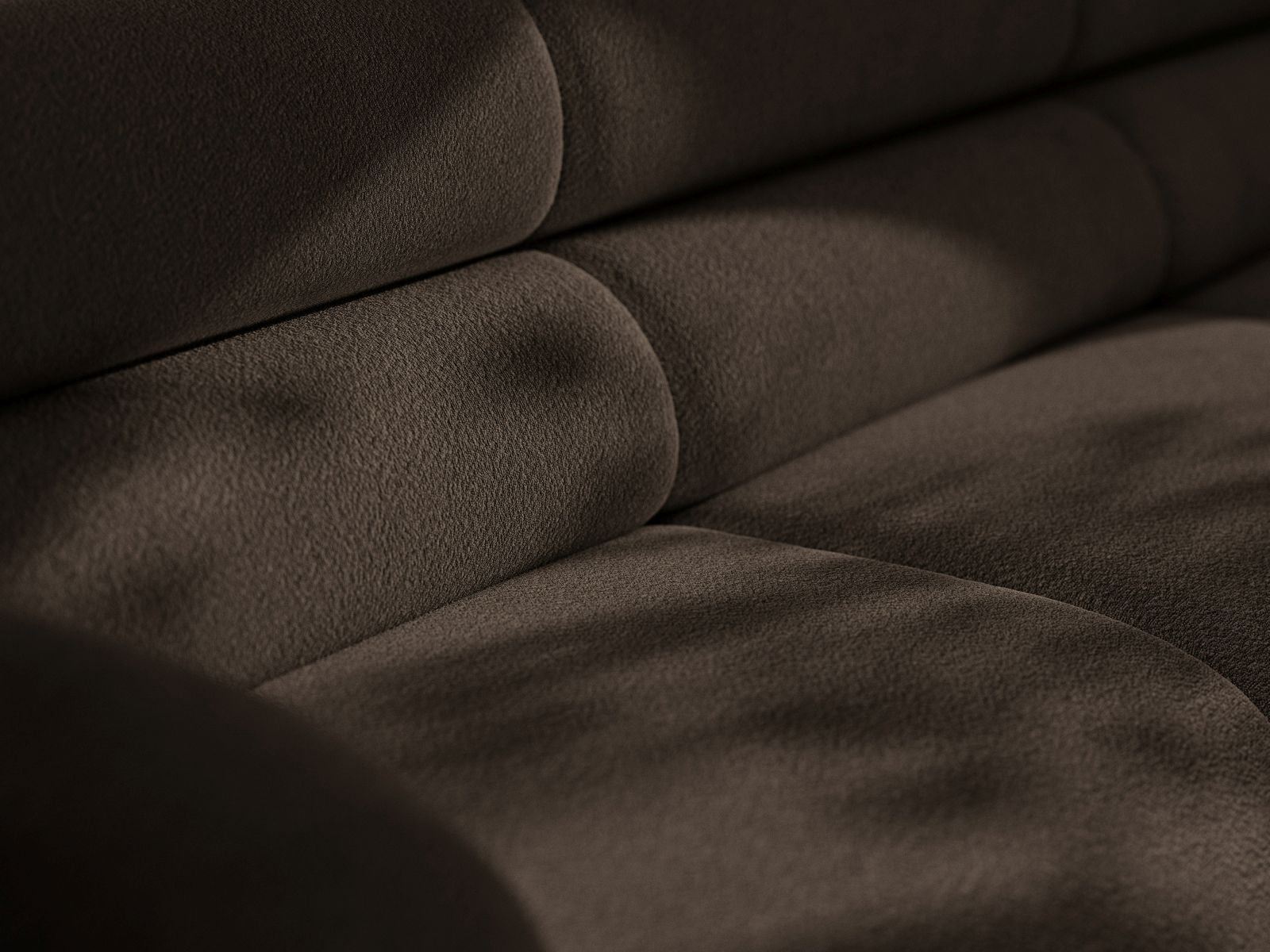 Sofa 3-zits NEO bruin boucle