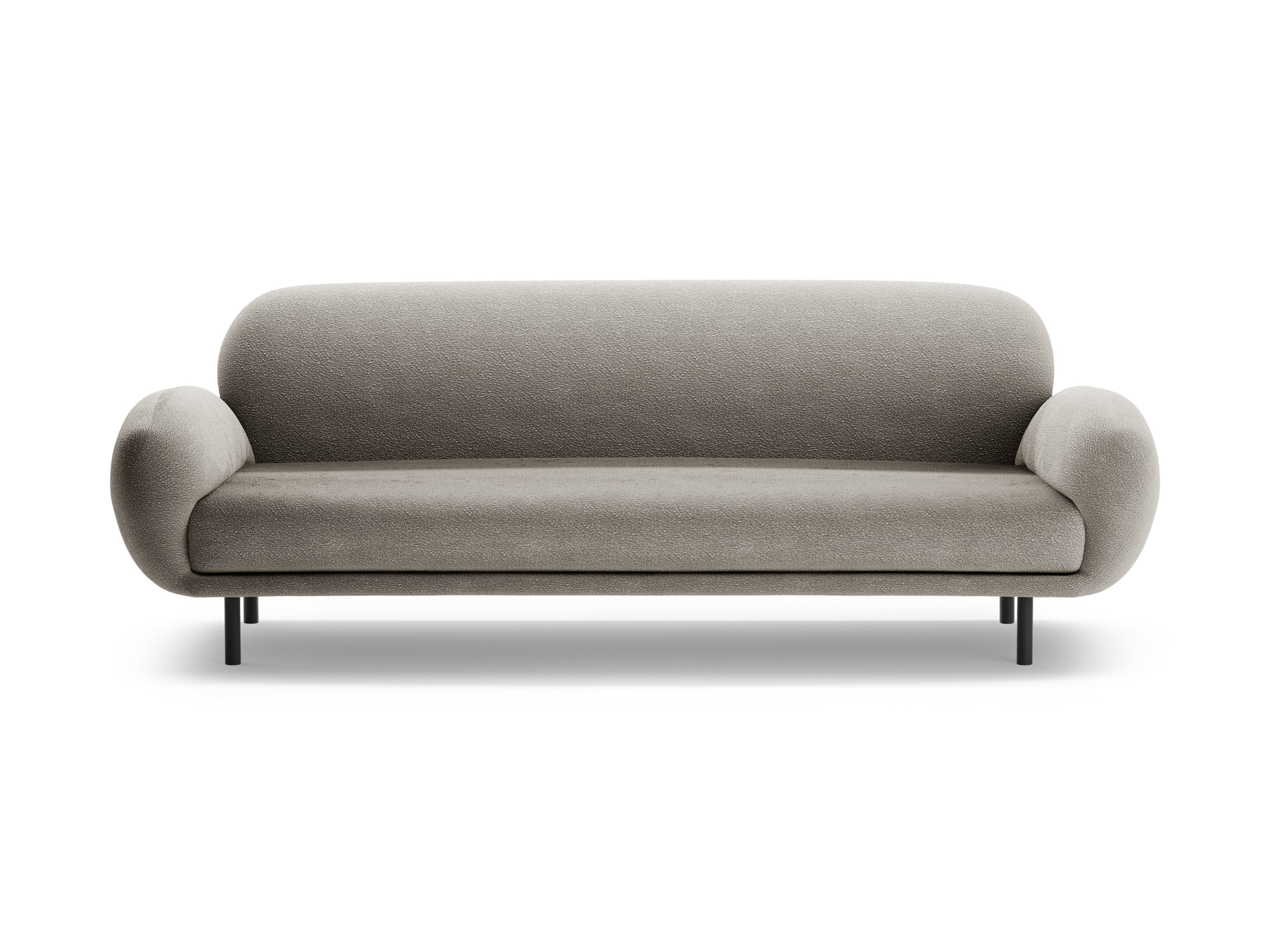 Sofa 3-zits POPPY grijs boucle