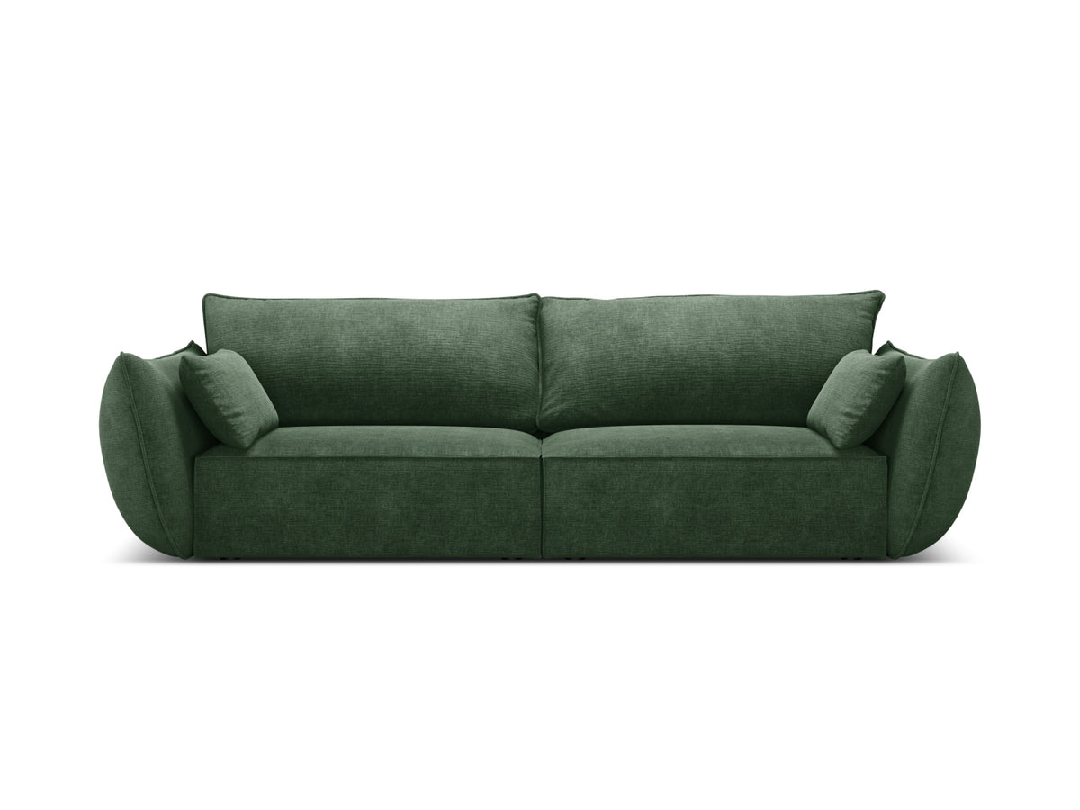 Sofa 3-osobowa KAELLE butelkowa zieleń szenil Over The Horizon – Micadoni
