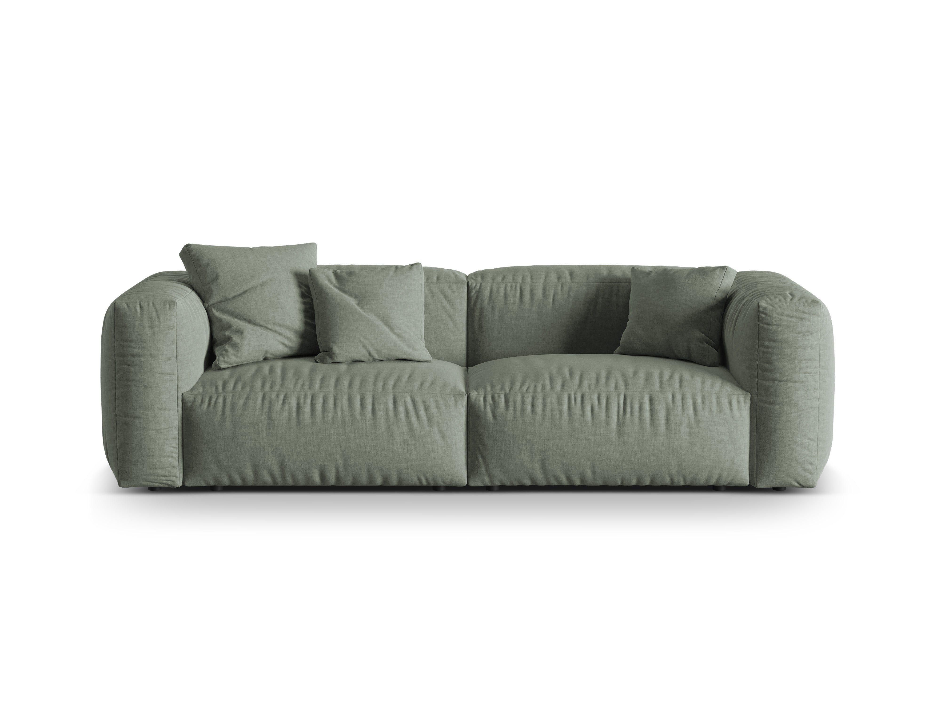 3-person sofa martin olive green