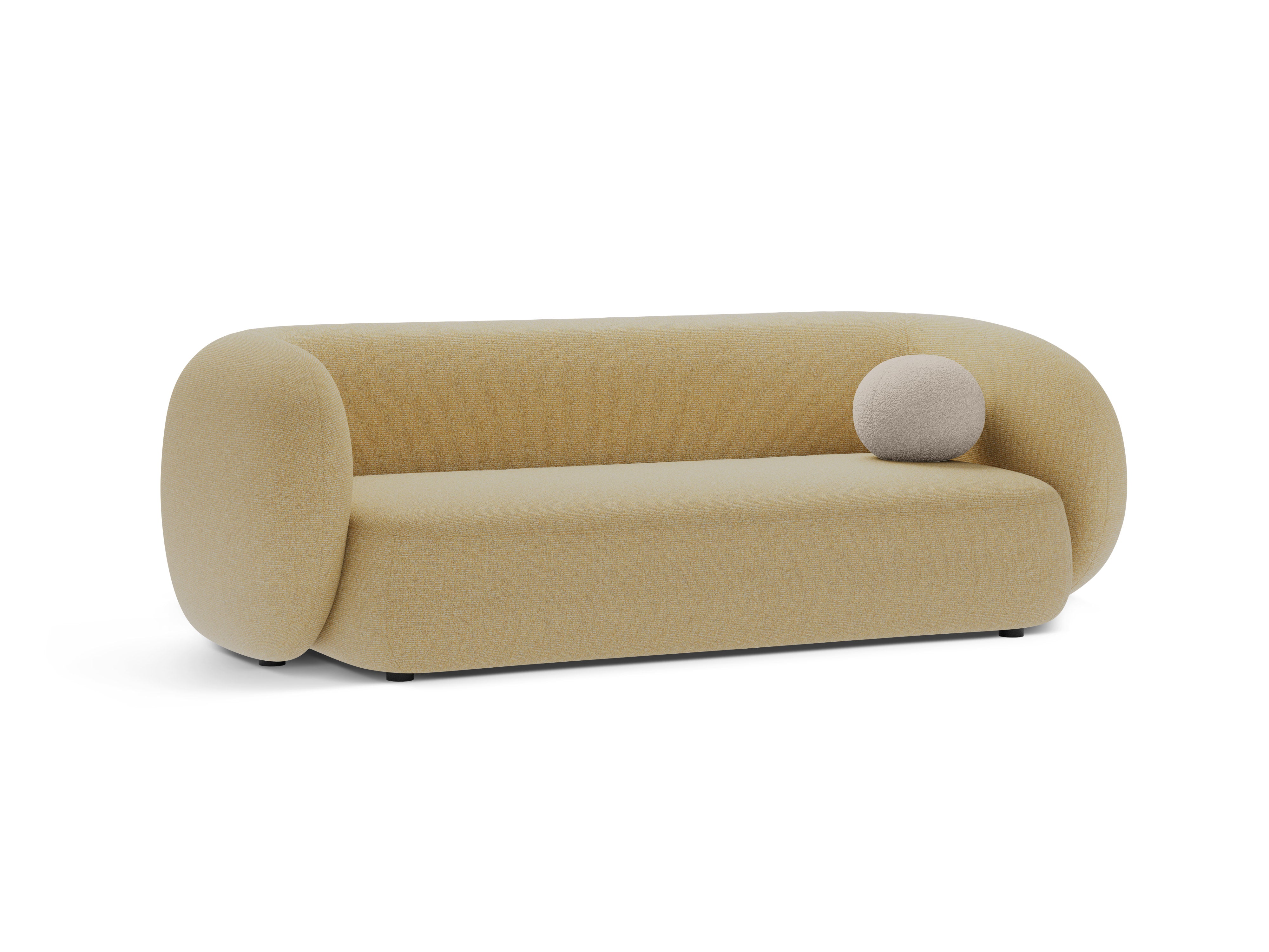Sofa 3-zits KATE gele mélange