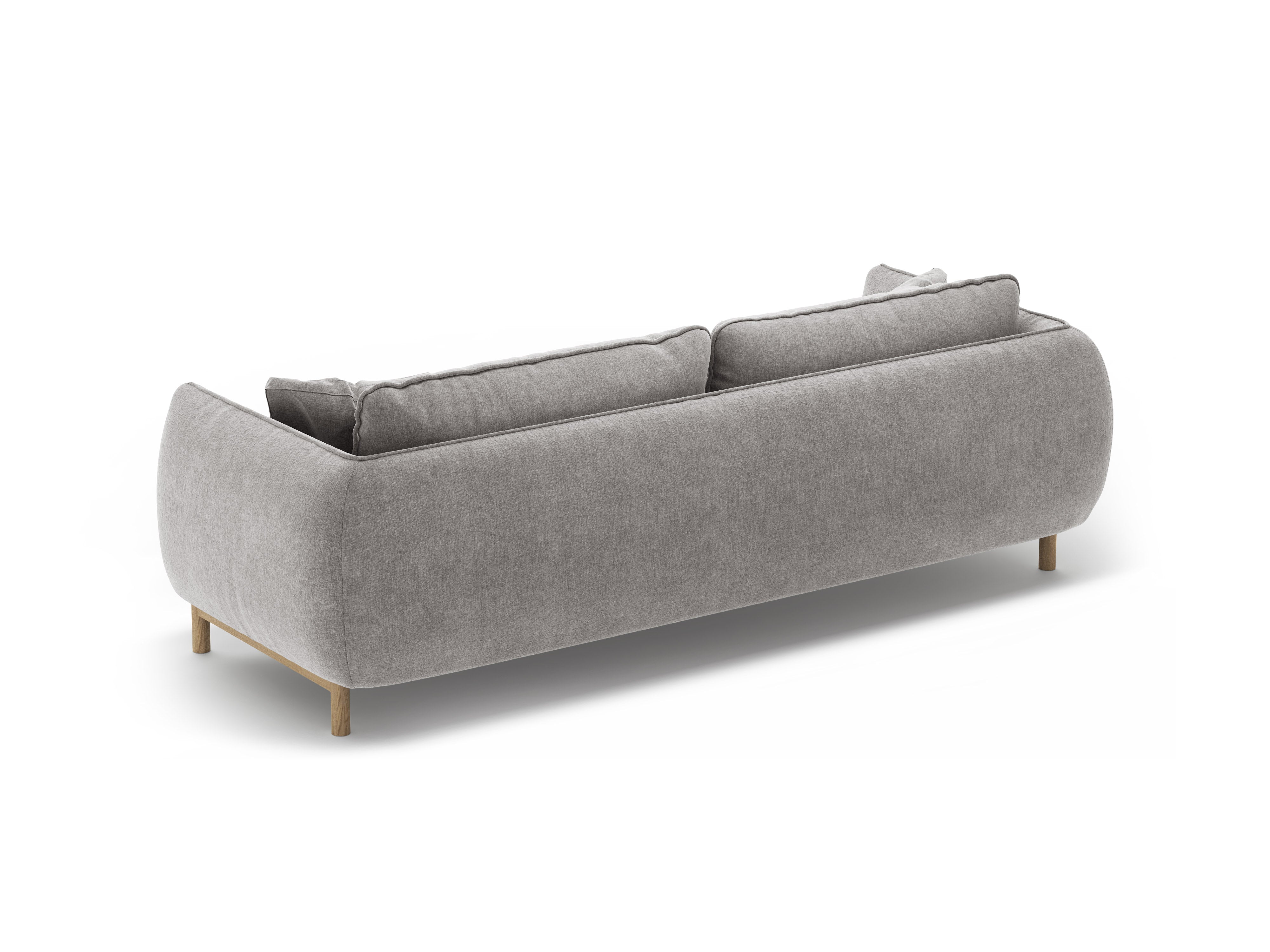 Sofa 3-zits ADA lichtgrijs chenille