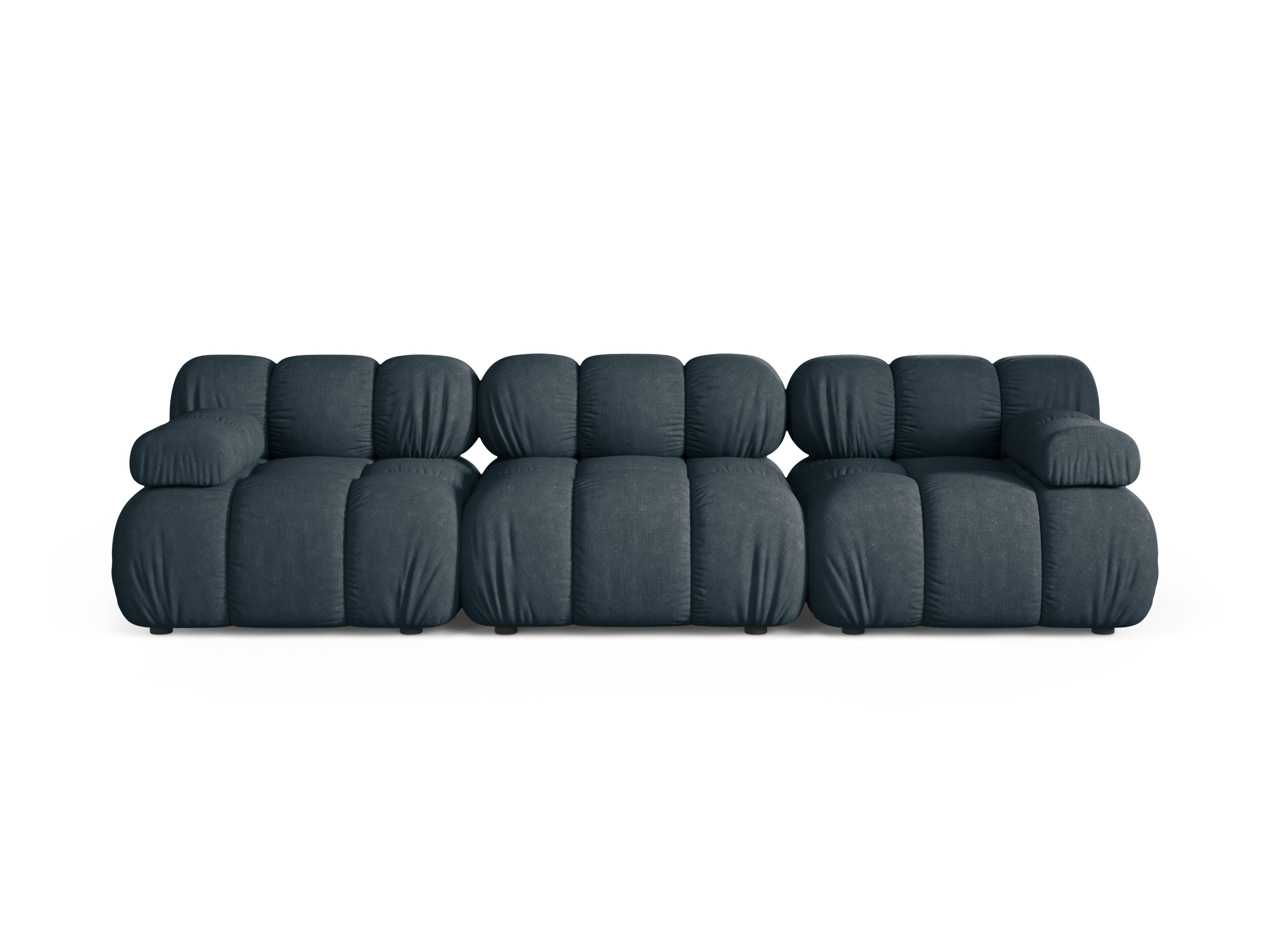 Modulaire 3-zitsbank BELLIS petrolblauw