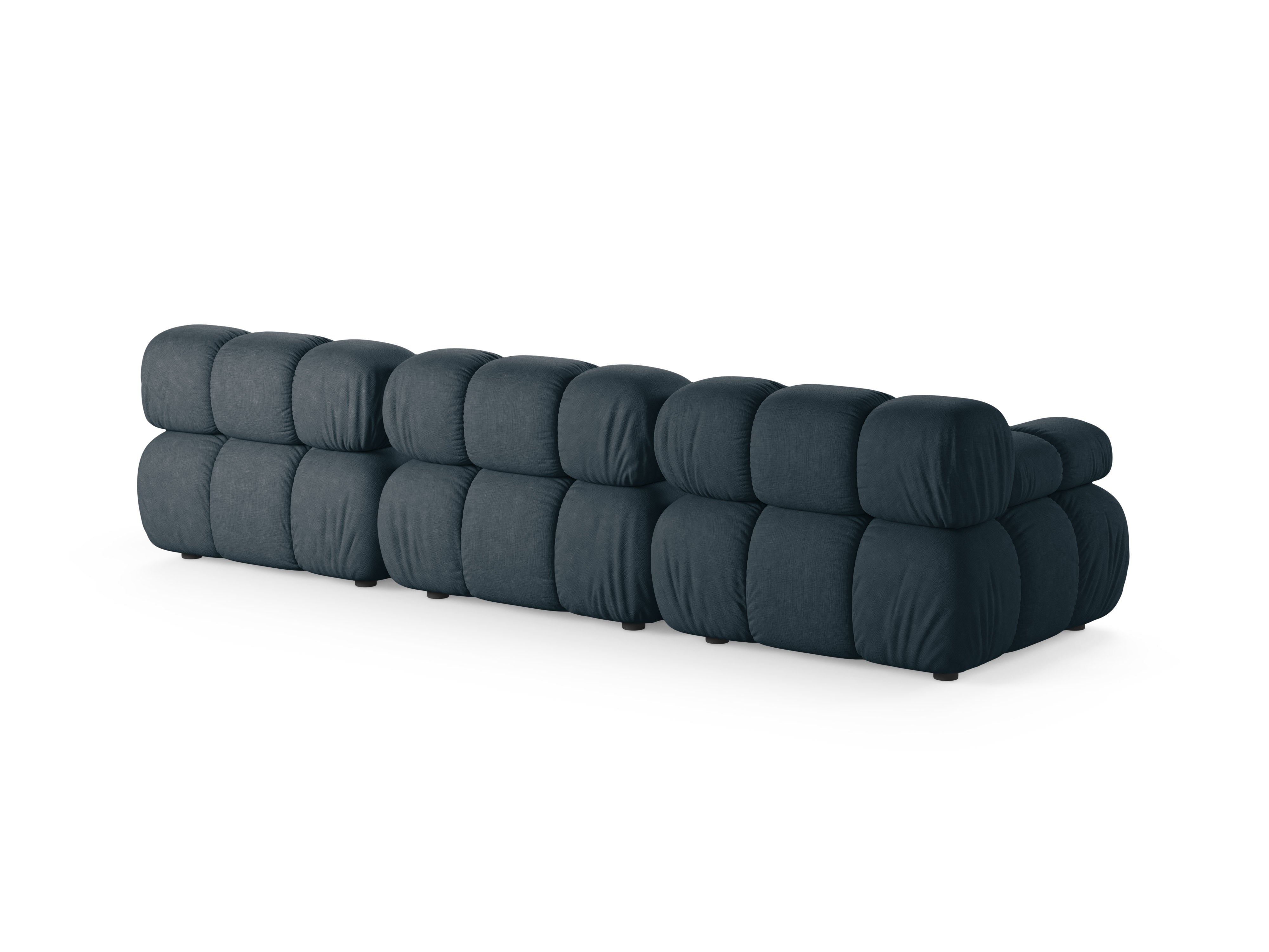 Modulaire 3-zitsbank BELLIS petrolblauw