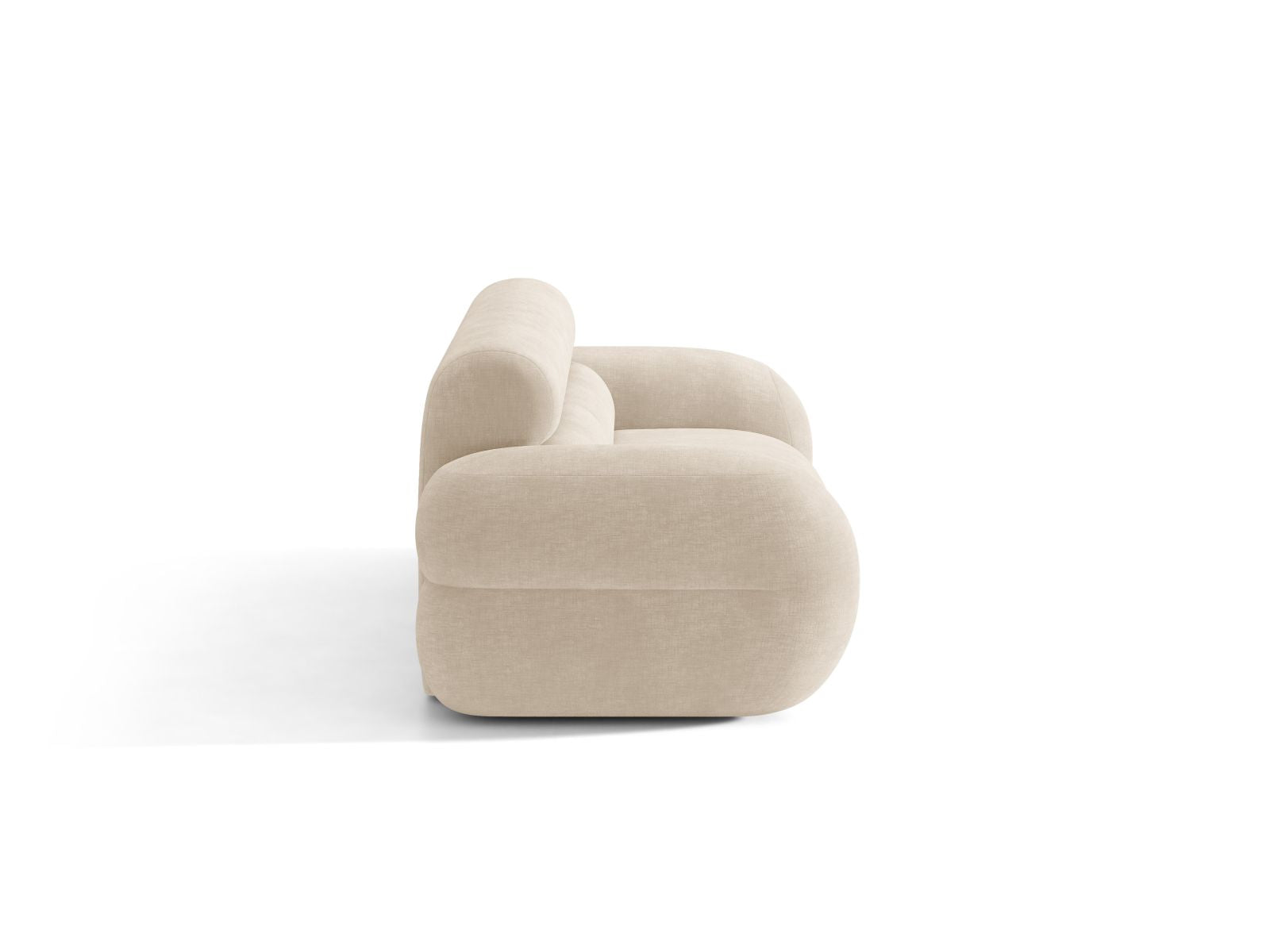 Sofa 3-zits NEO lichtbeige chenille