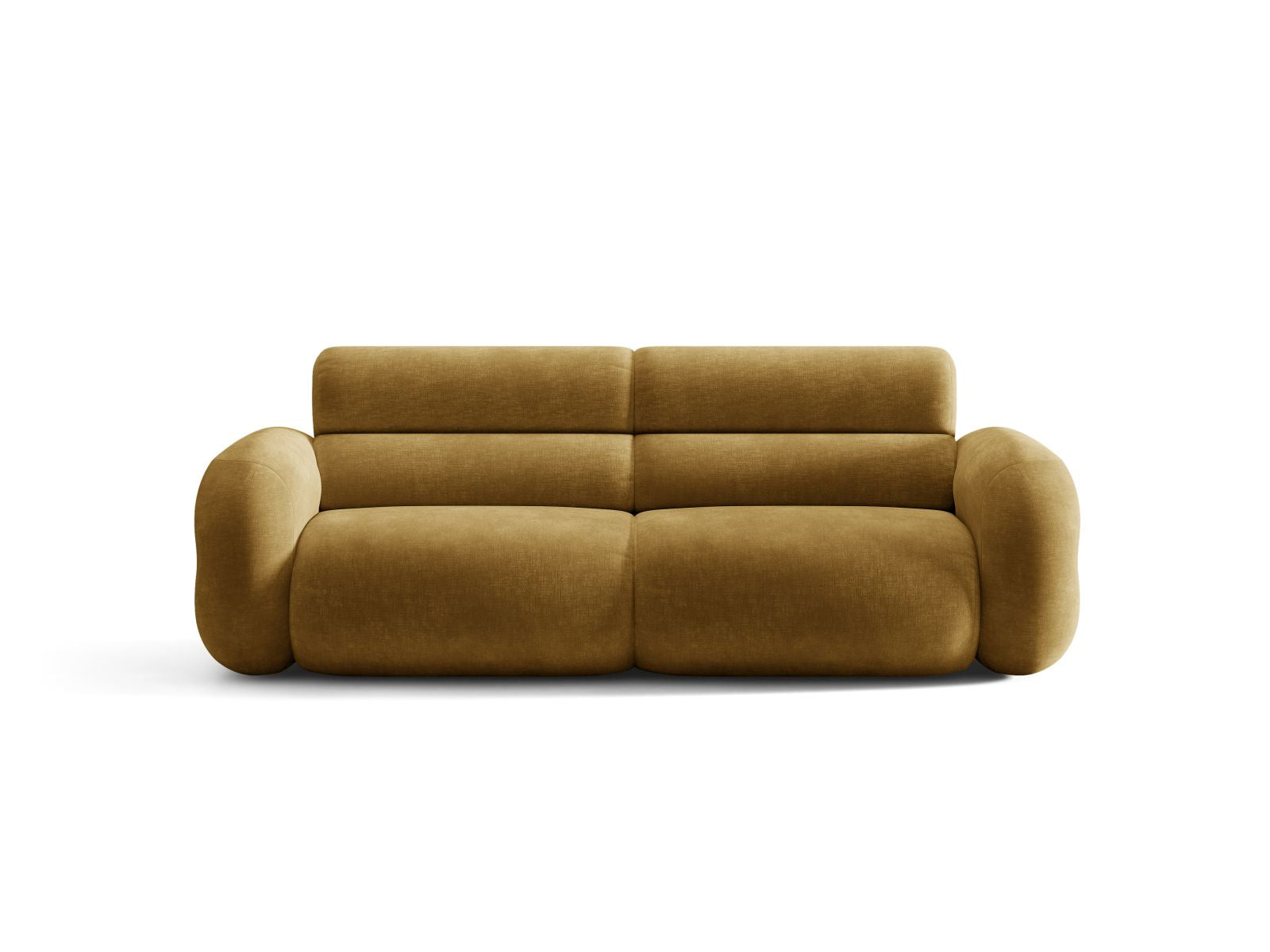 Sofa 3-zits NEO mosterdkleurig chenille