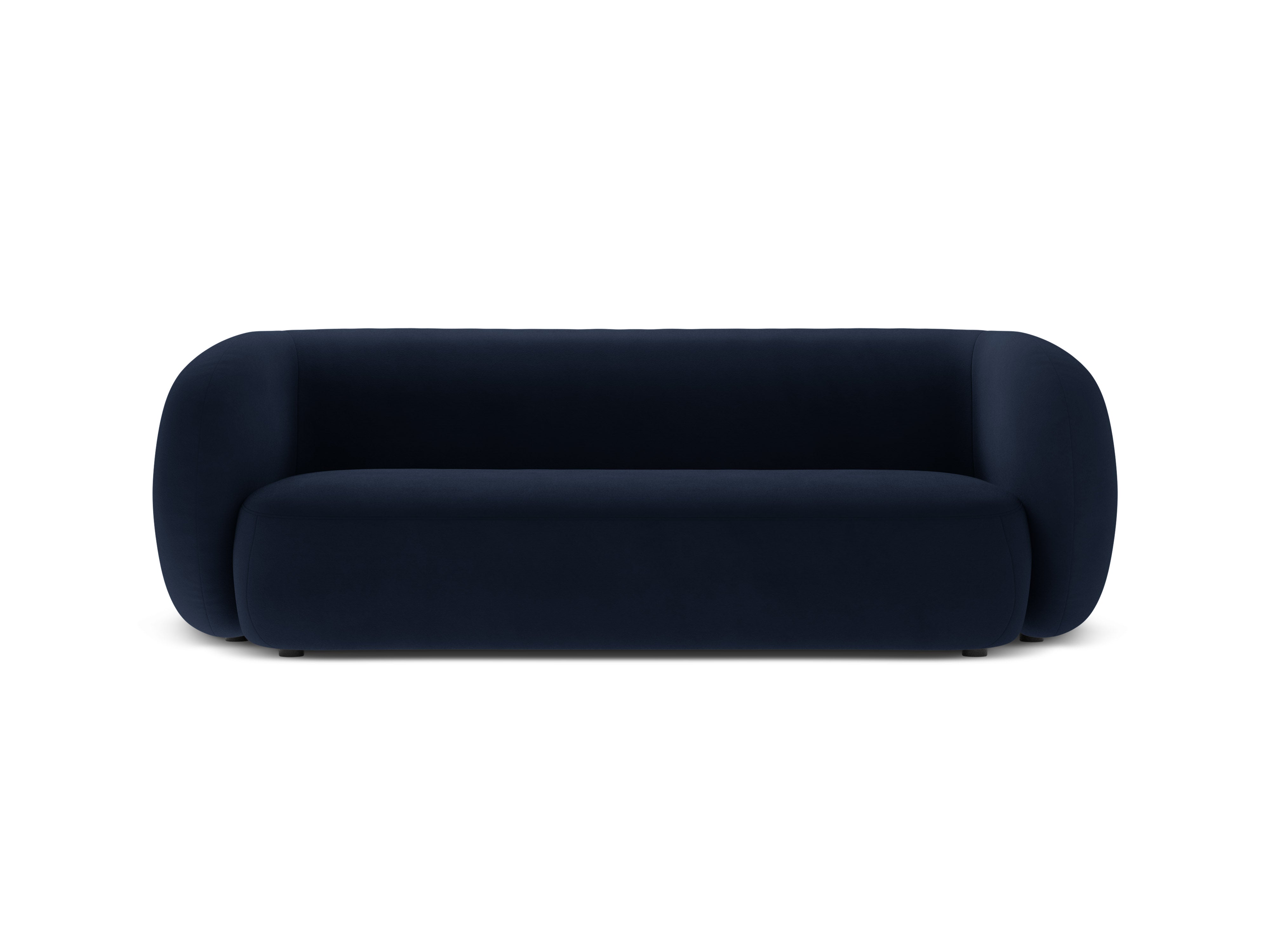 Sofa van fluweel 3-zits KATE koninklijk blauw