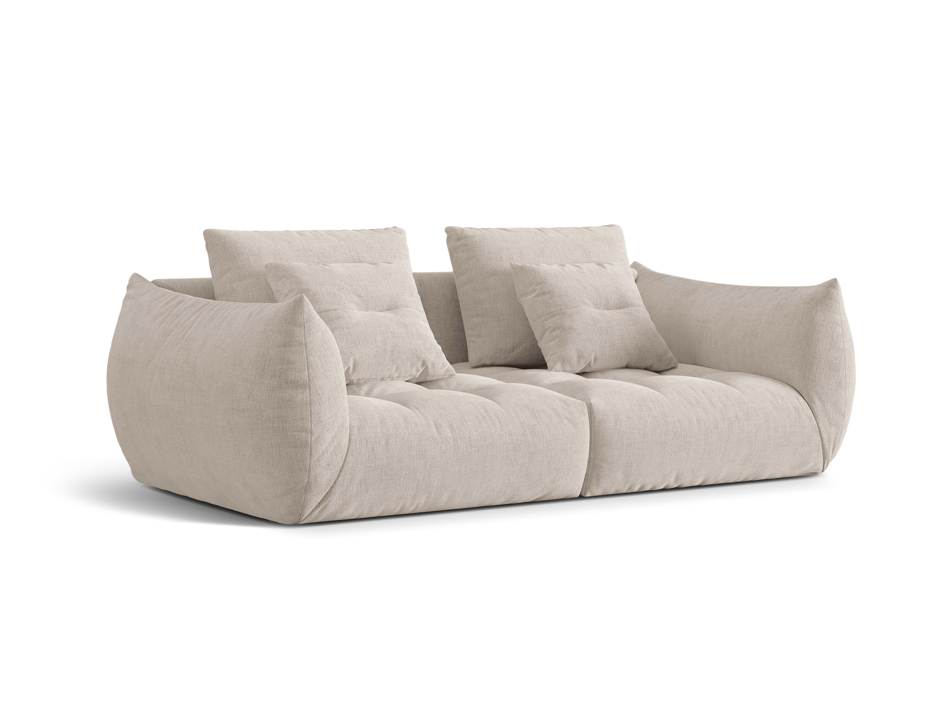Blüte 3-Personen-Sofa Beige