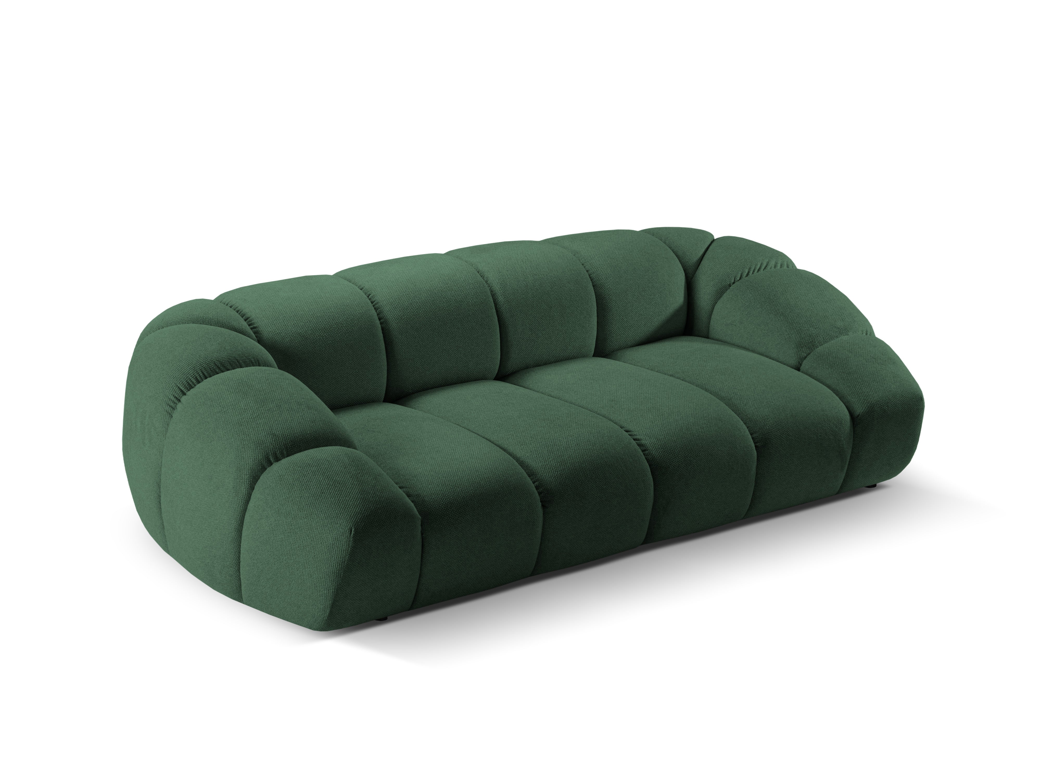 2.5-seater Sofa DIANA dark green chenille