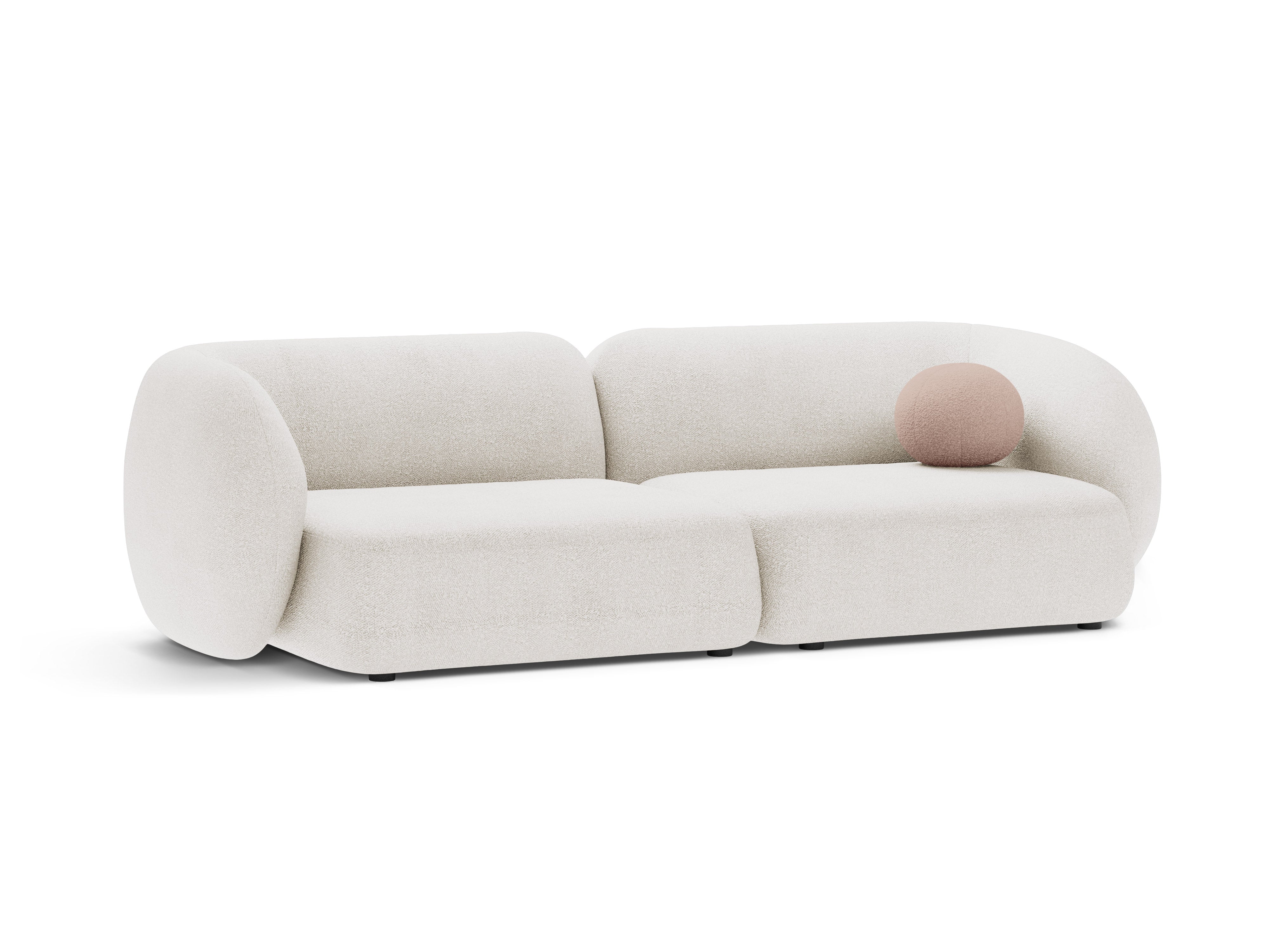 Sofa 4-persoons KATE witte boucle