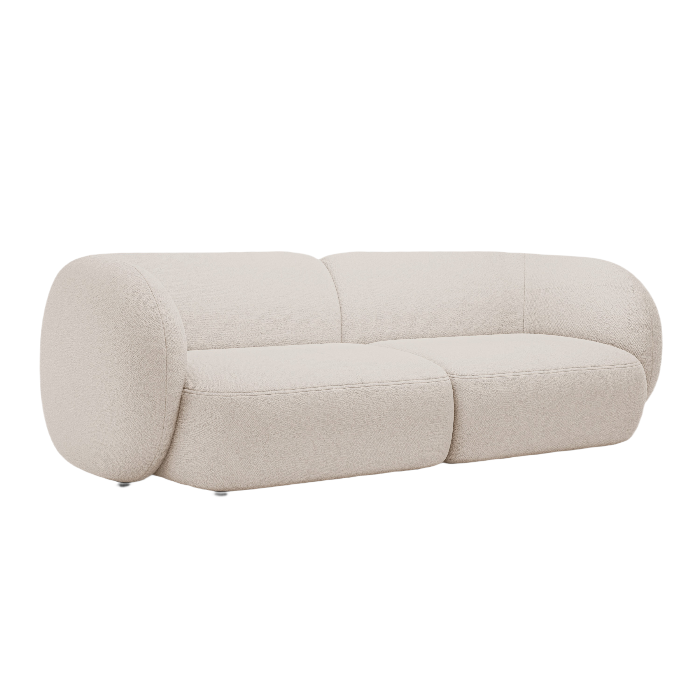 Sofa 4-persoons KATE beige boucle