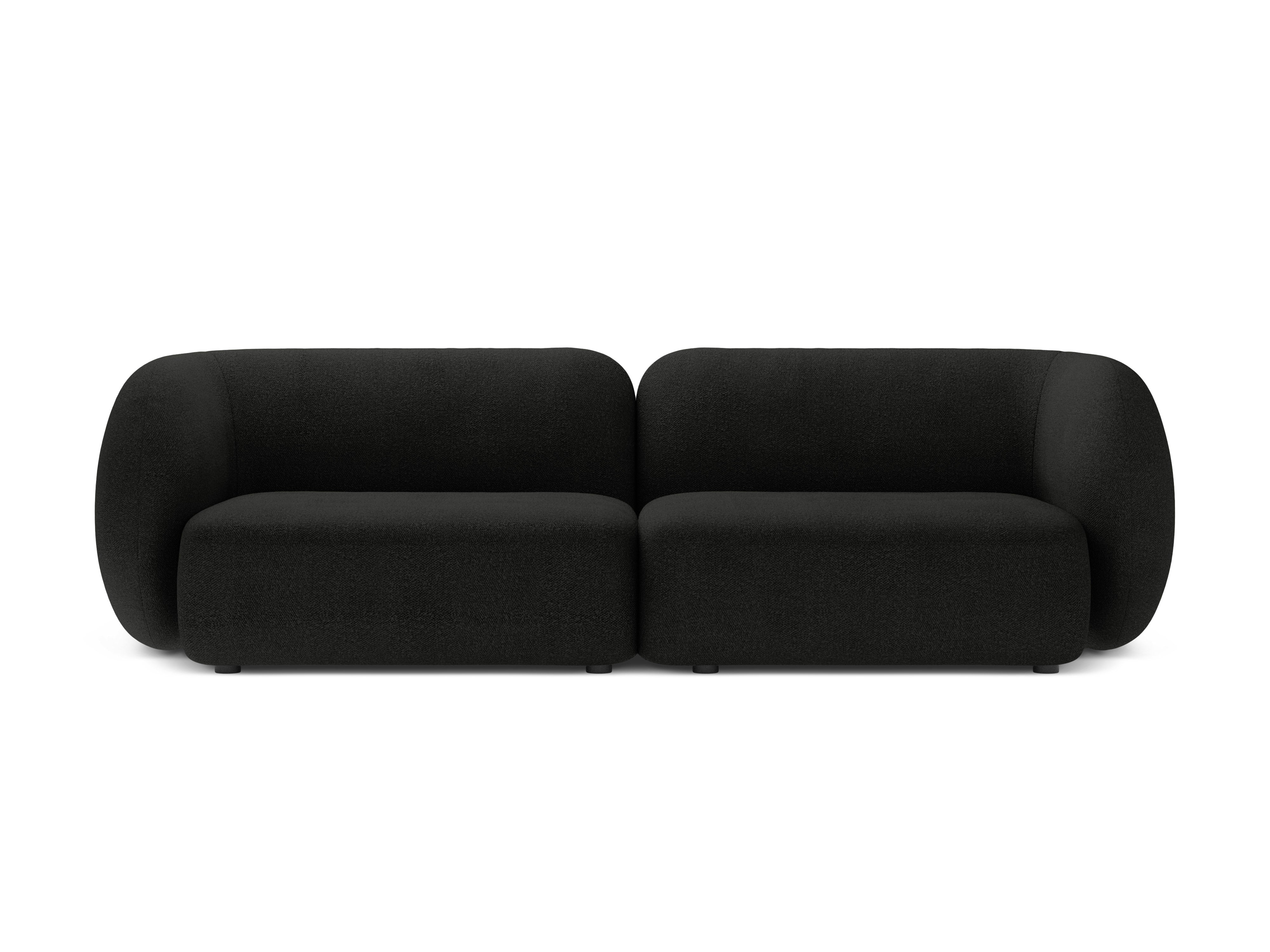 Sofa 4-persoons KATE zwarte boucle